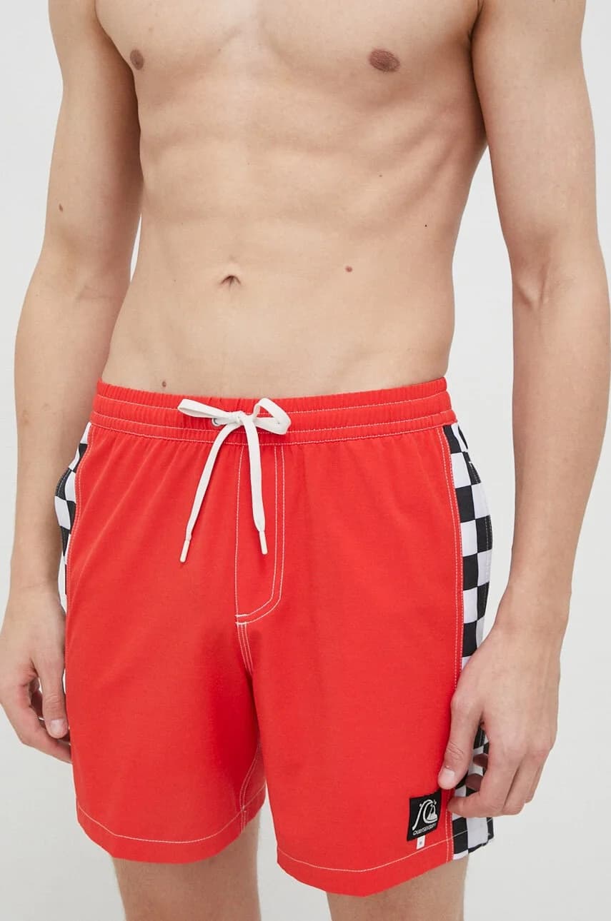 Плавательные шорты красные для мужчин - фото 2