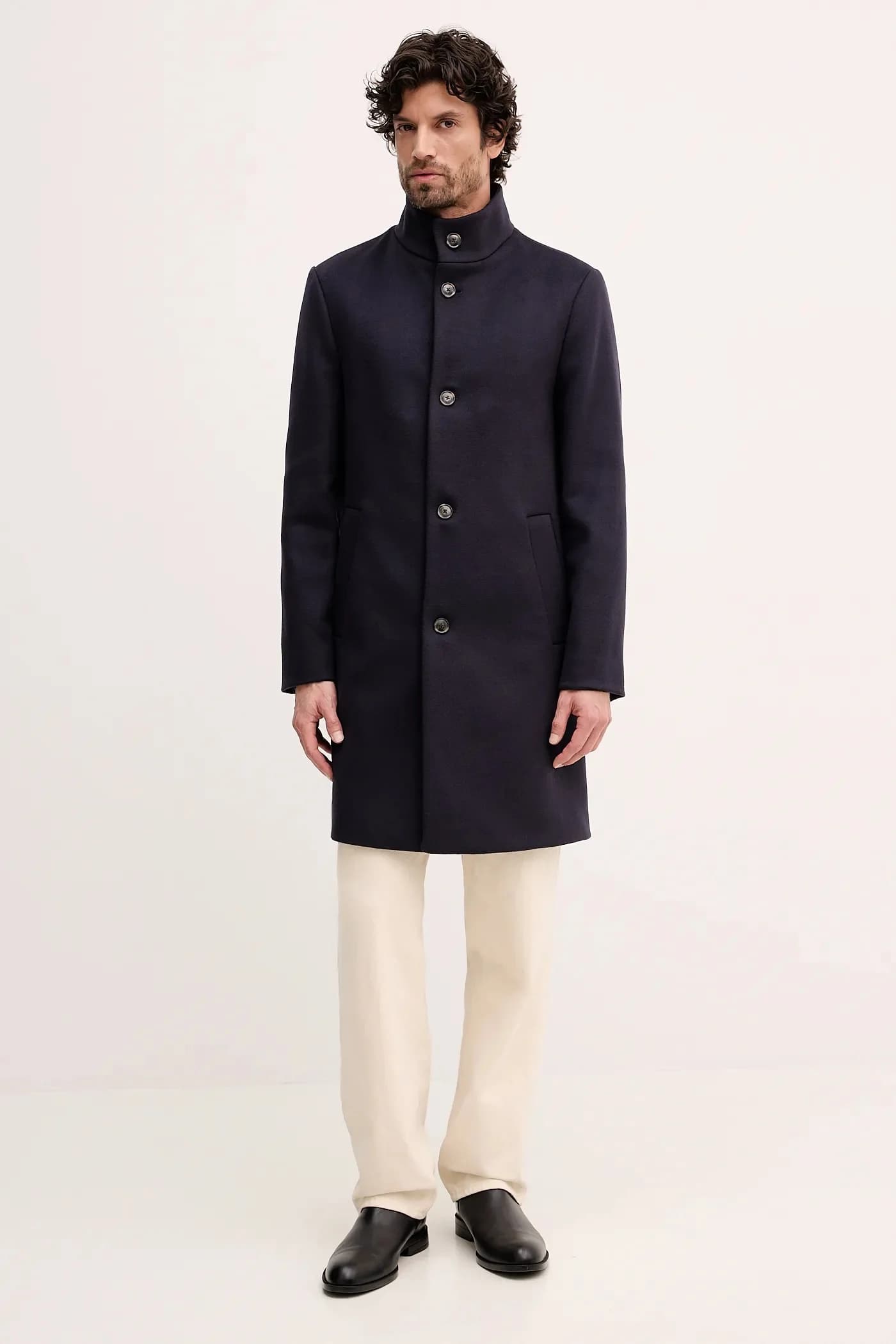 Пальто с добавлением шерсти