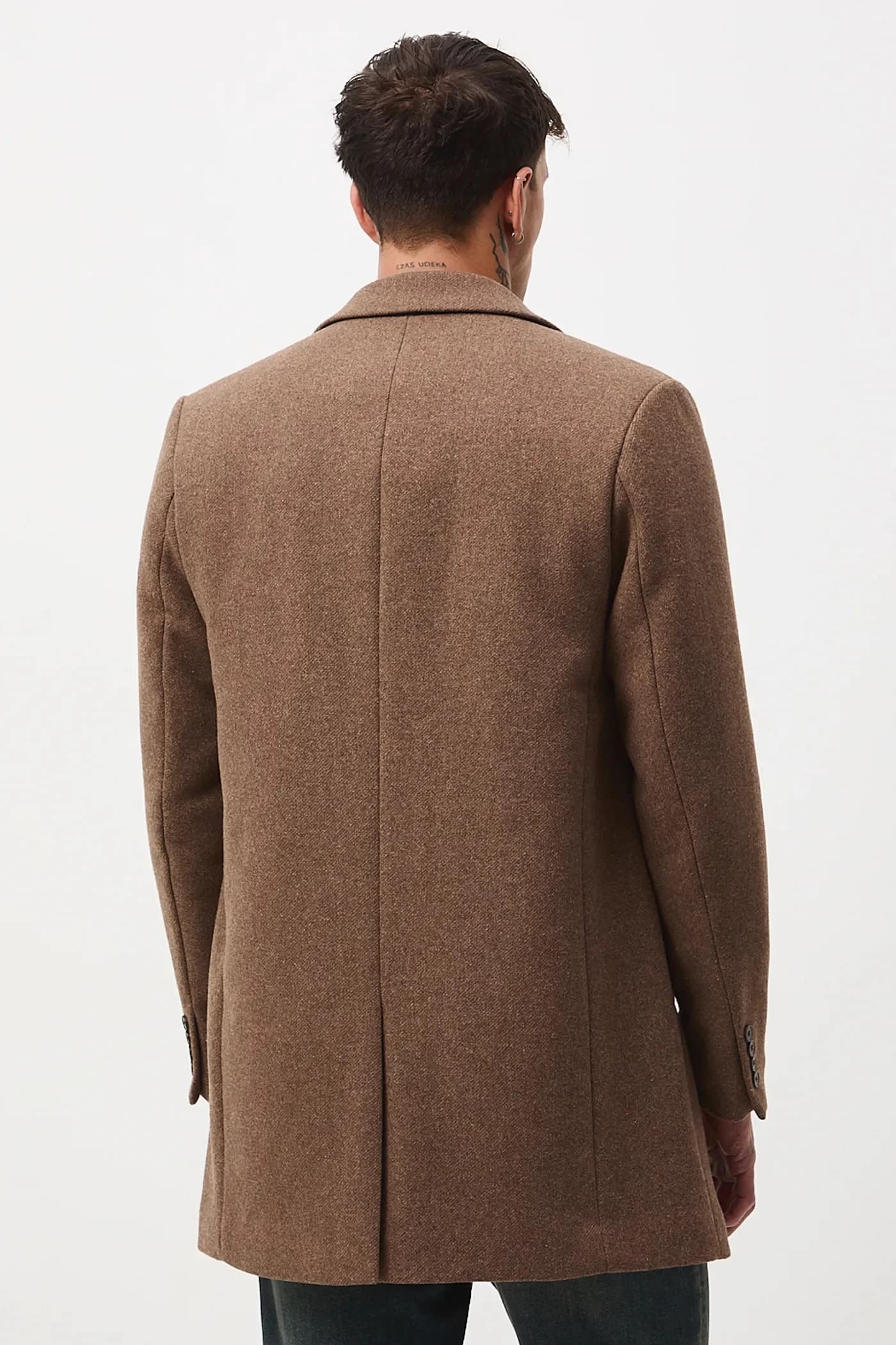 Пальто из смесовой шерсти - фото 4