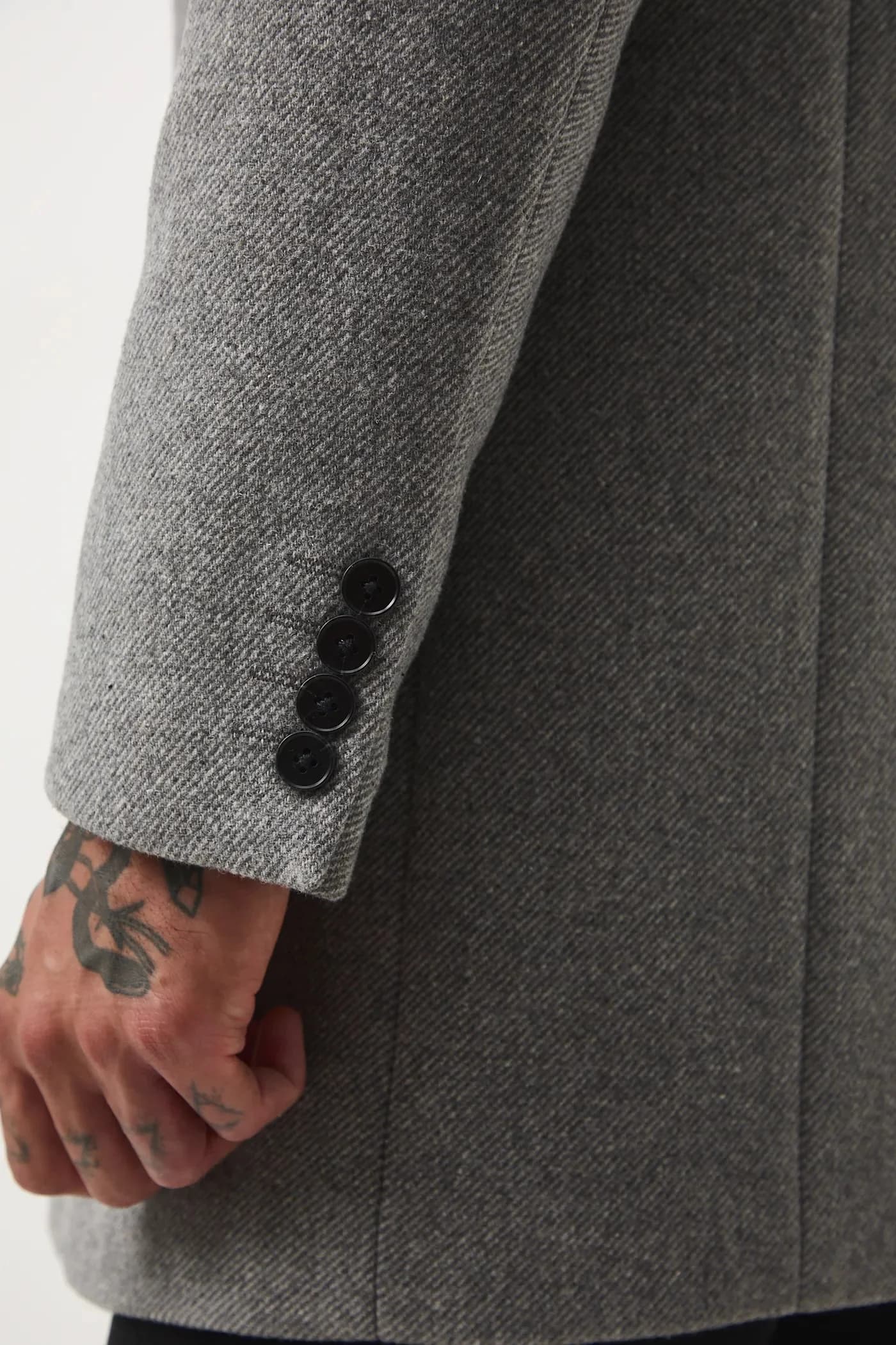 Пальто из смесовой шерсти - фото 6