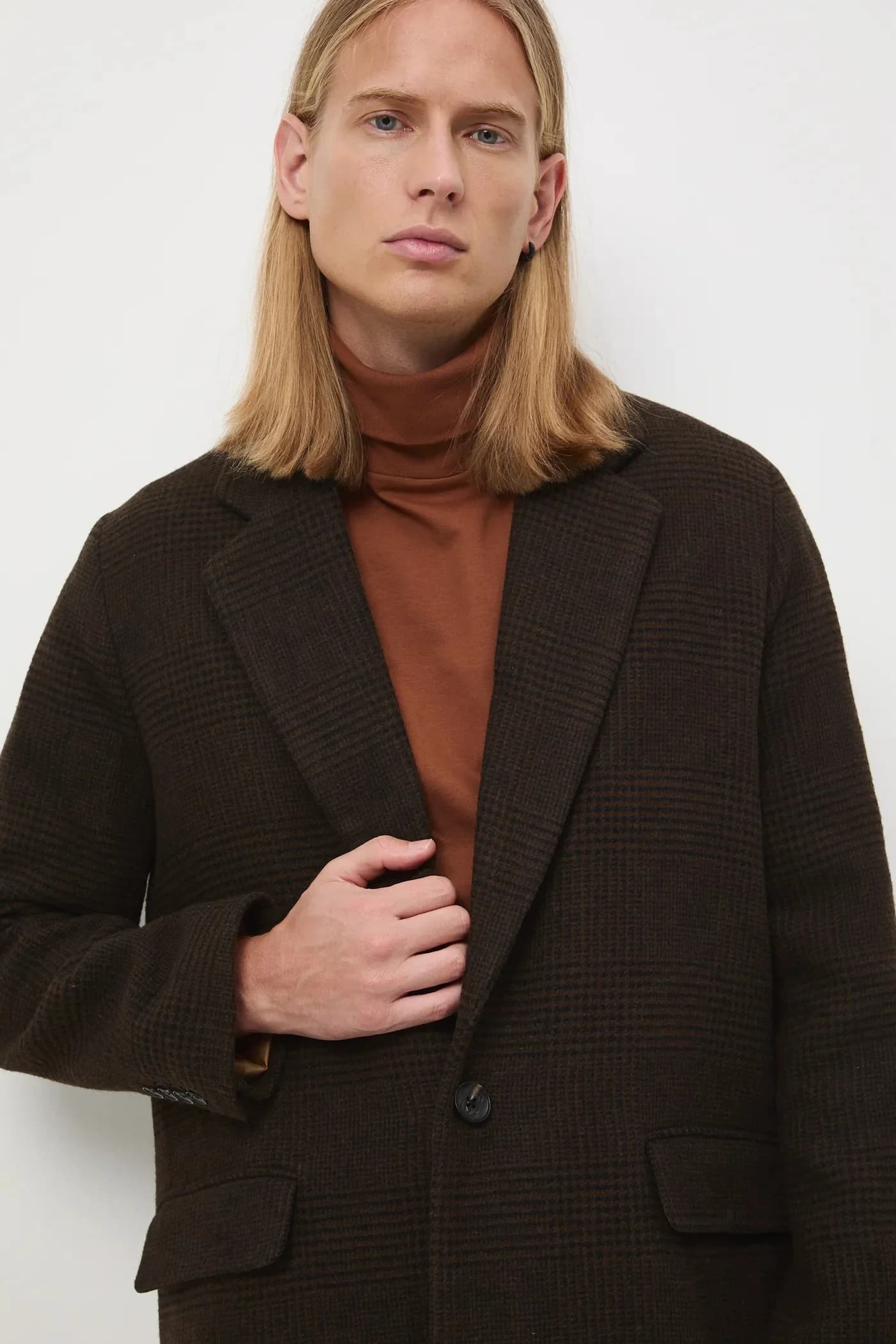 Пальто из смесовой шерсти - фото 4