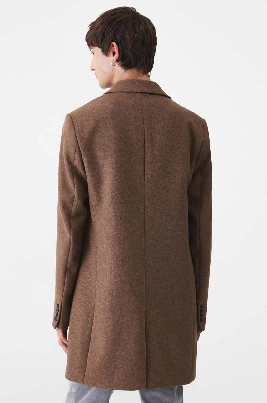 Пальто из смесовой шерсти - фото 3