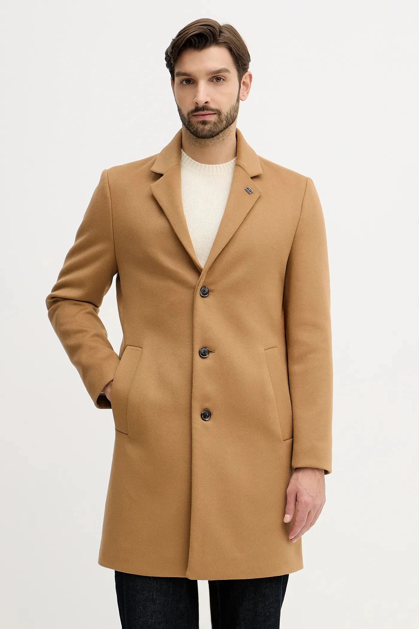 Шерстяное пальто