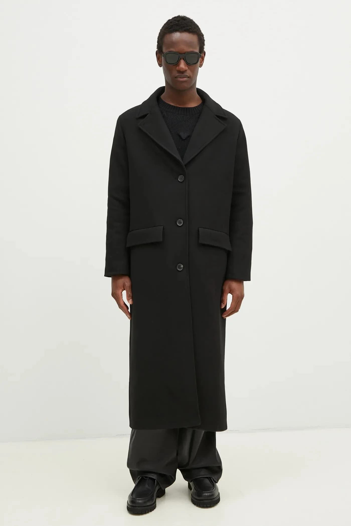 Пальто из смесовой шерсти