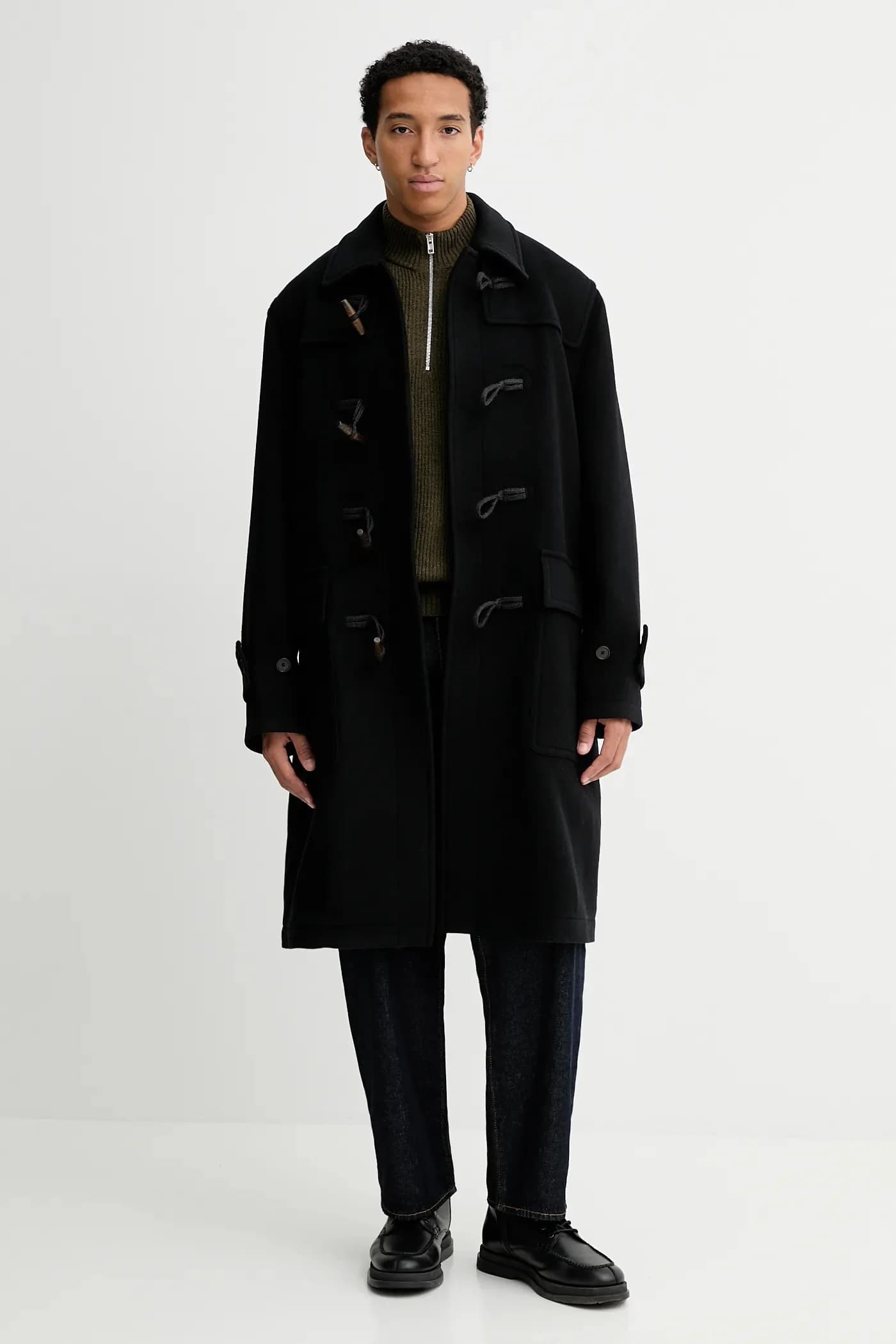 Пальто с добавлением шерсти - фото 2