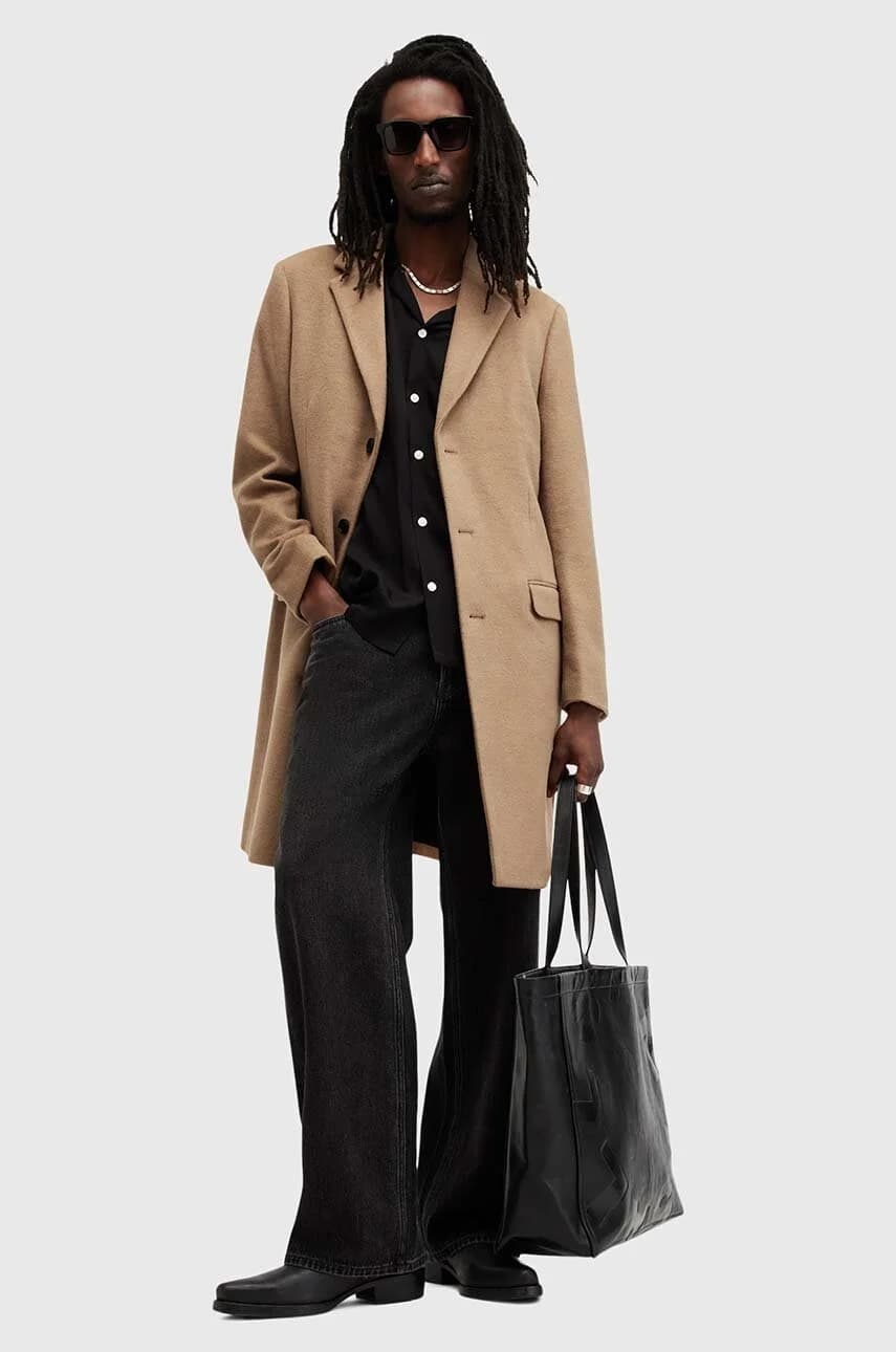 HAL COAT полушерстяное пальто - фото 7