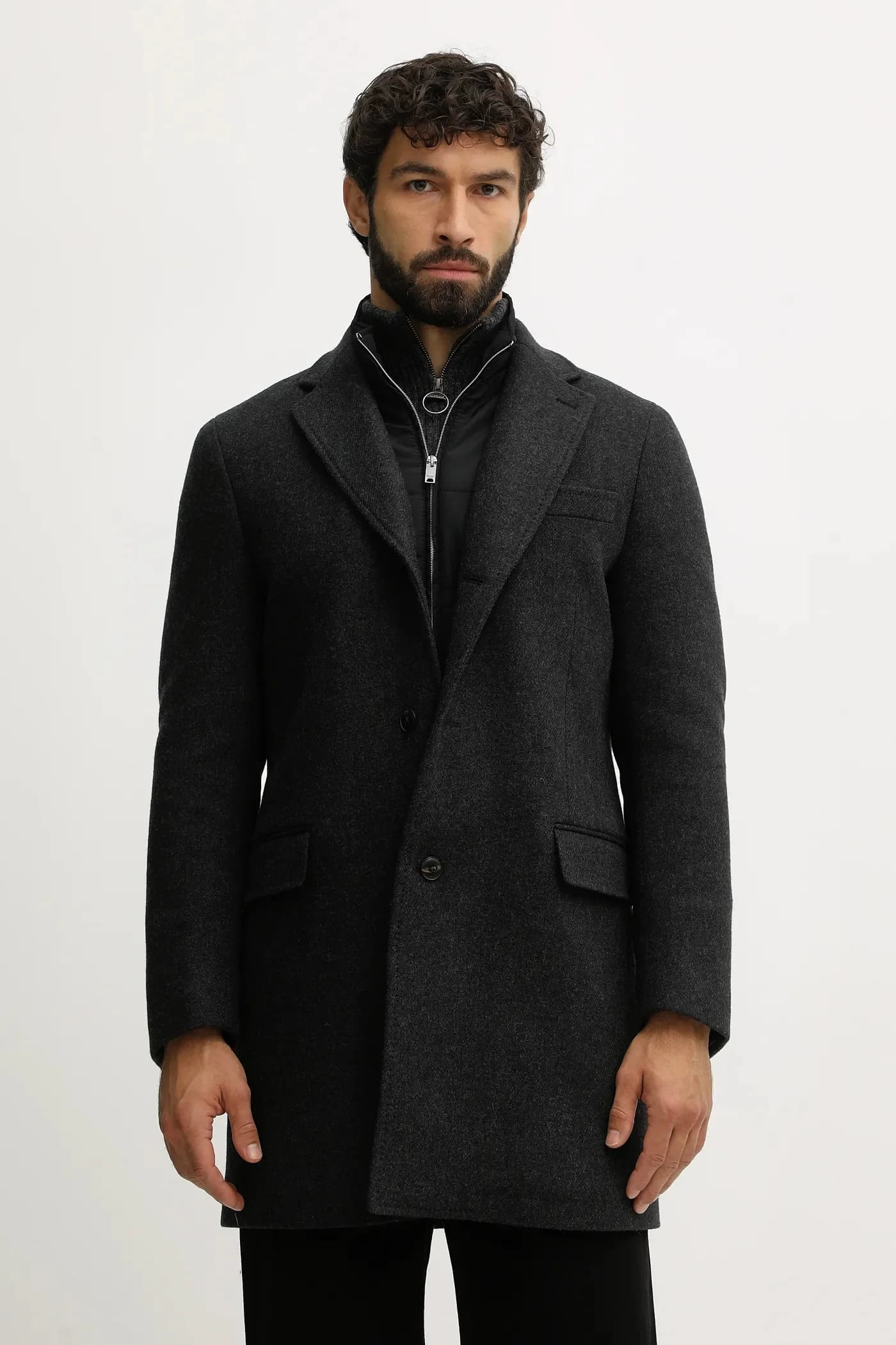 Шерстяное пальто