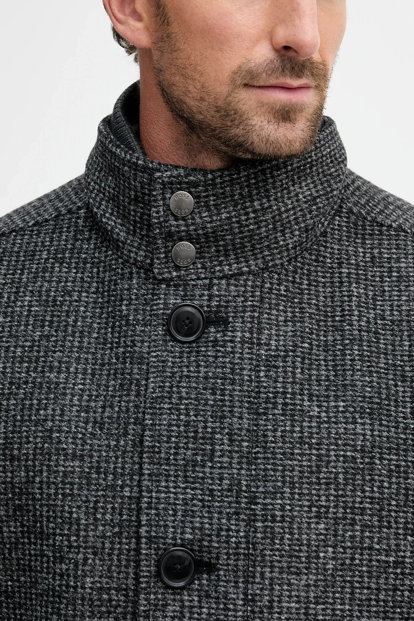 Шерстяное пальто H-Coxtan-J-254 - фото 5