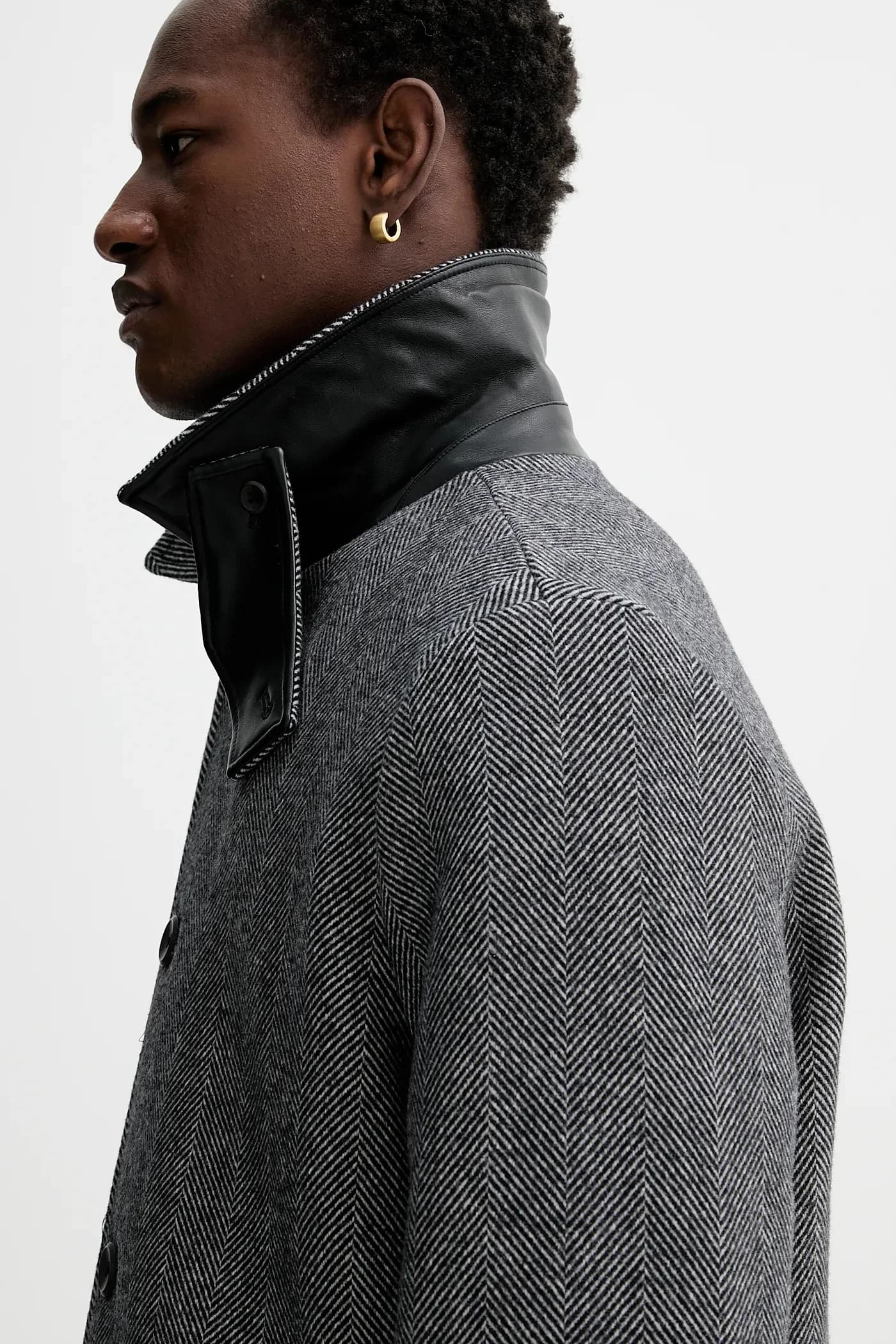 Пальто с добавлением шерсти - фото 4