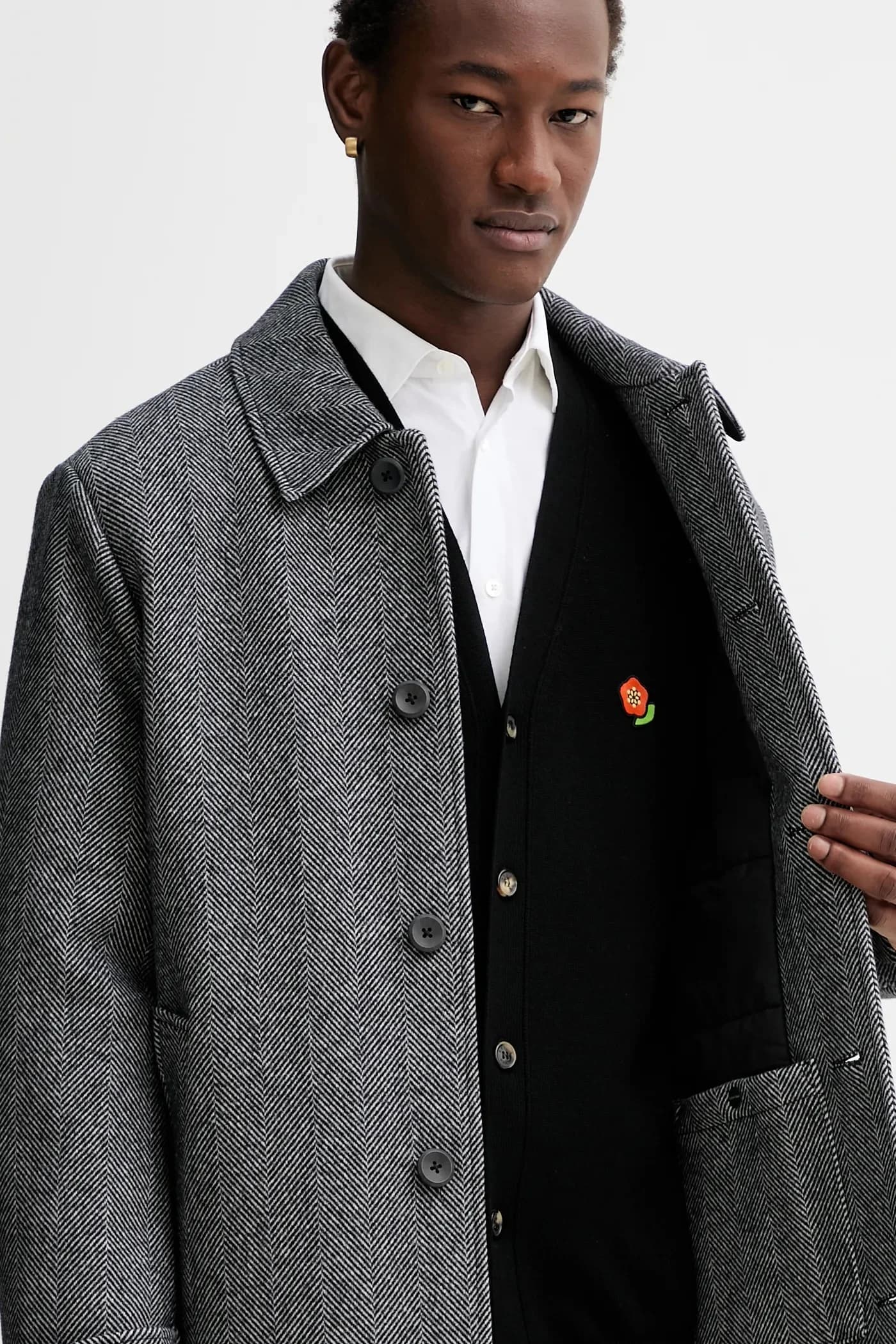 Пальто с добавлением шерсти - фото 7