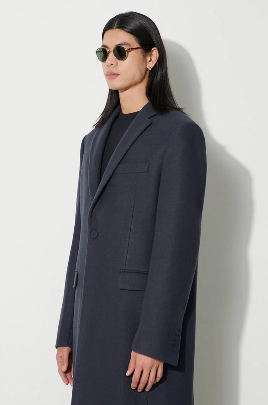 Пальто из смесовой шерсти - фото 5