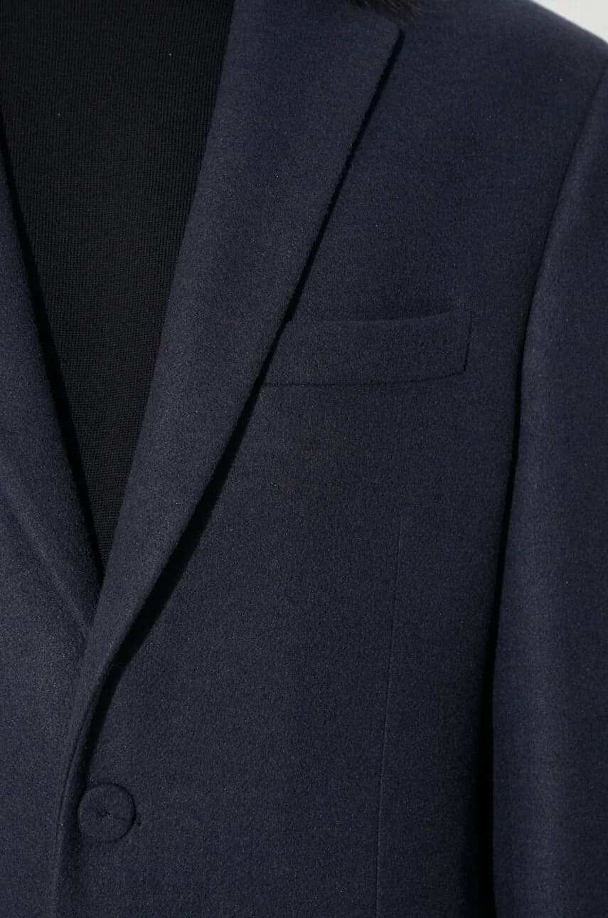 Пальто из смесовой шерсти - фото 7