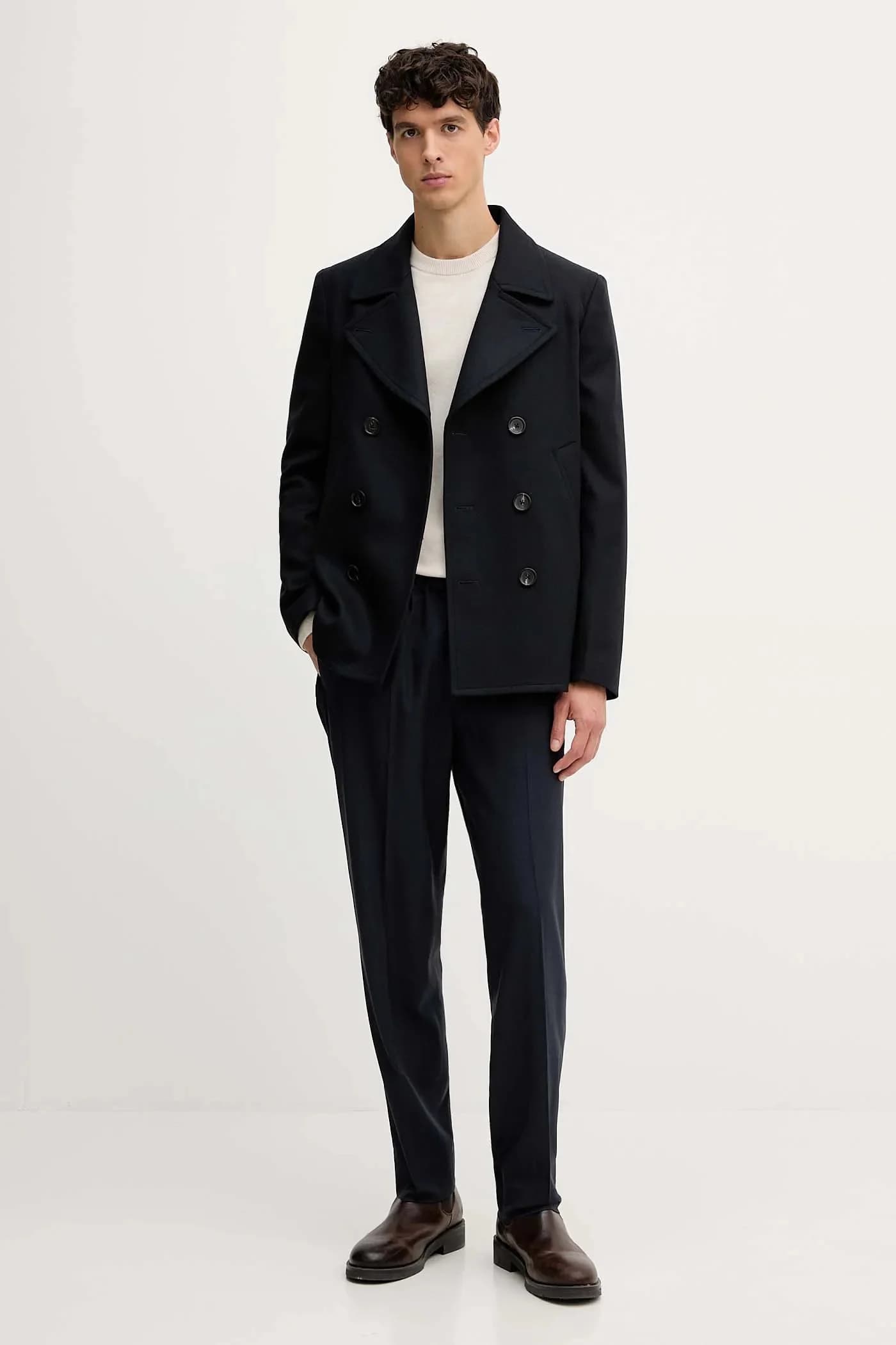 Пальто с добавлением шерсти - фото 2