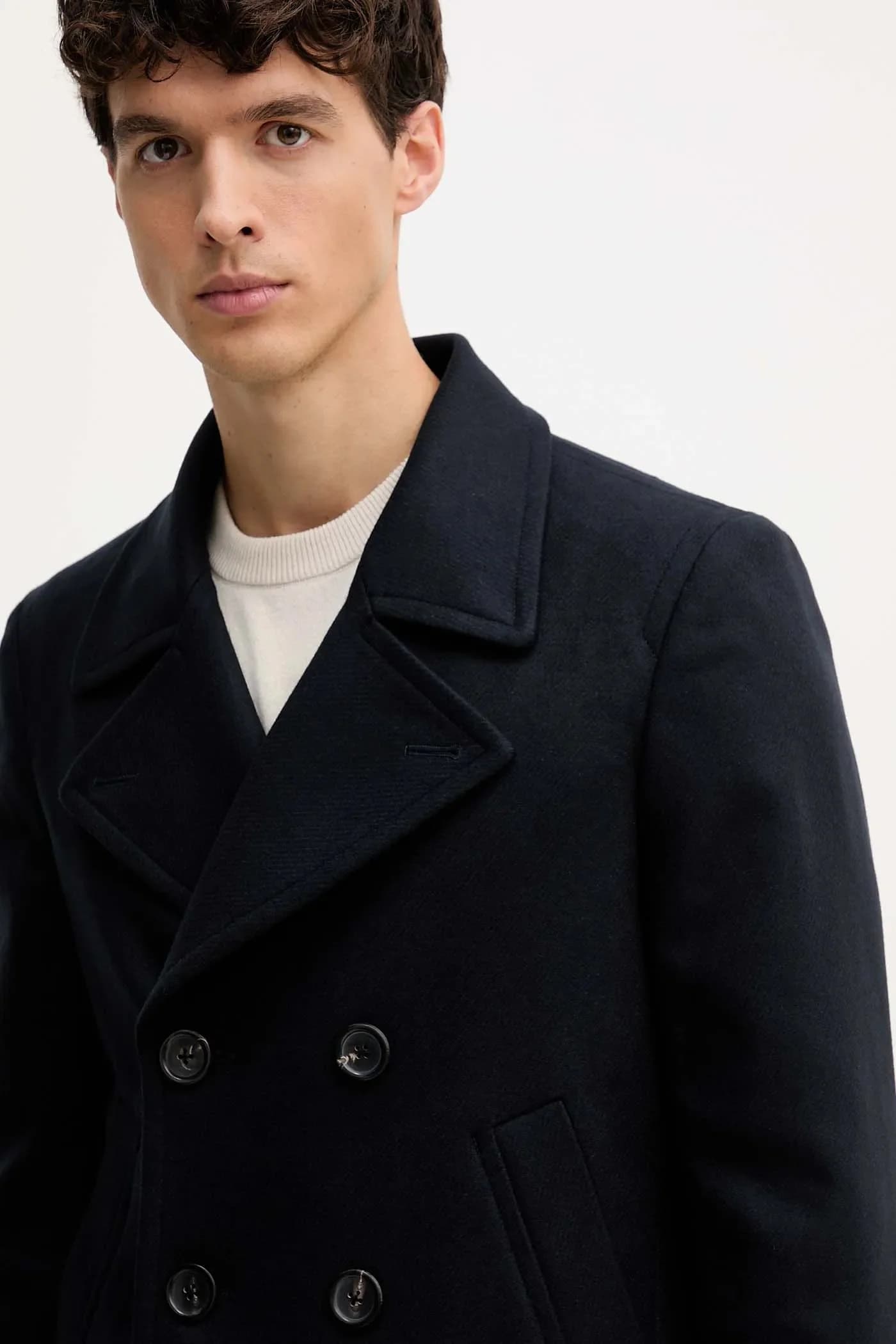 Пальто с добавлением шерсти - фото 4