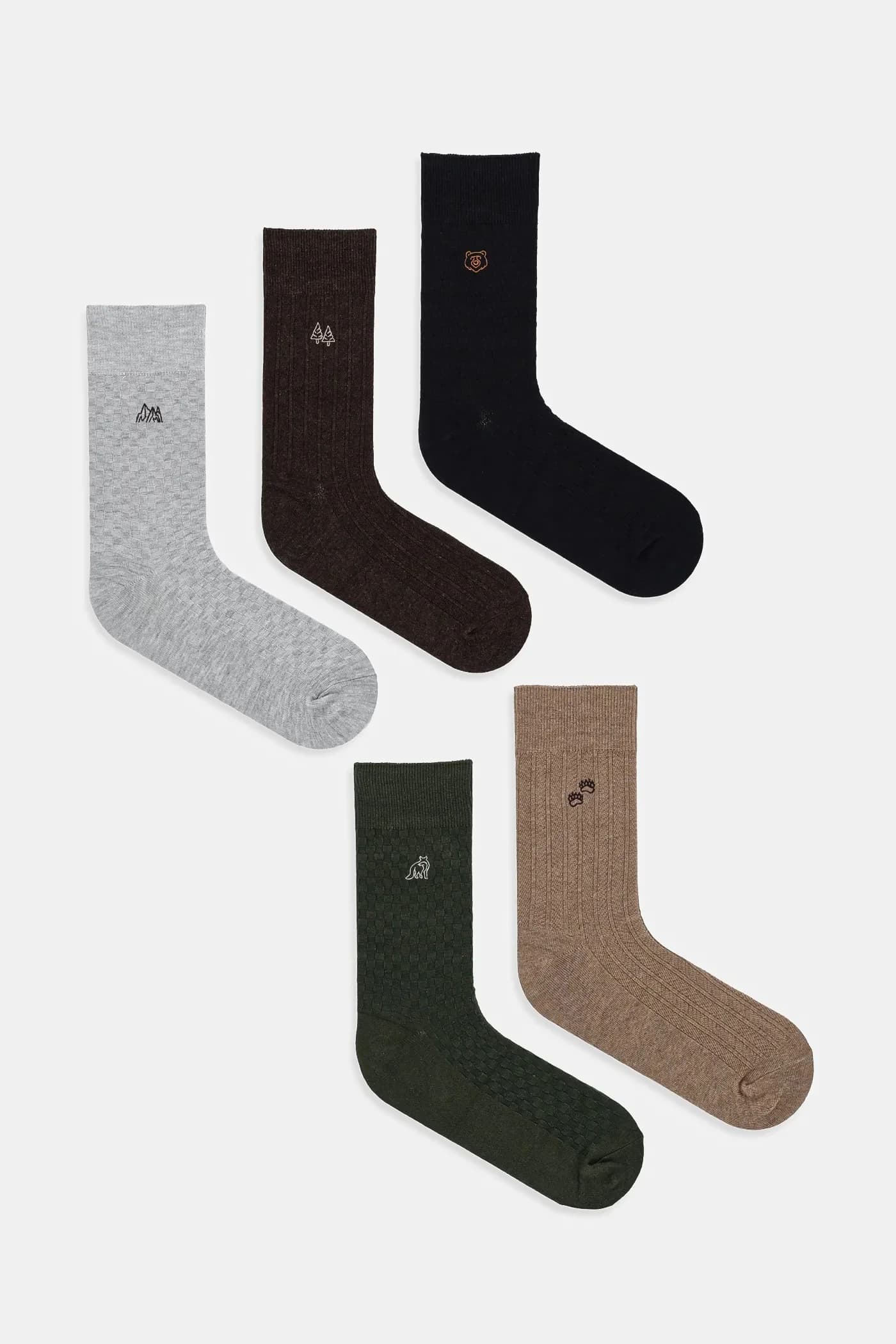 Хлопковые носки, 5 шт.