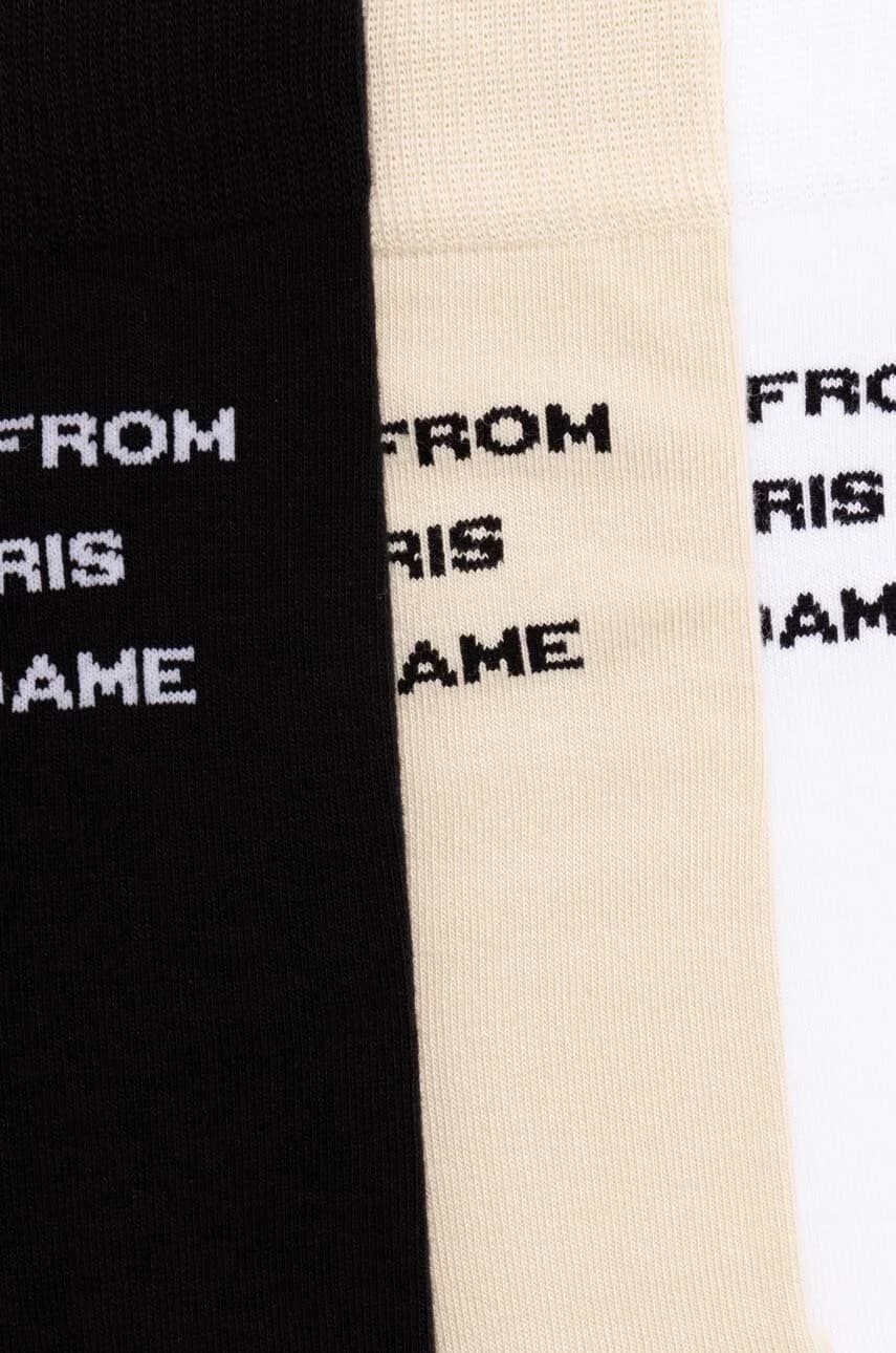 Комплект из трех хлопковых носков Le Pack de Chaussettes Slogan - фото 2