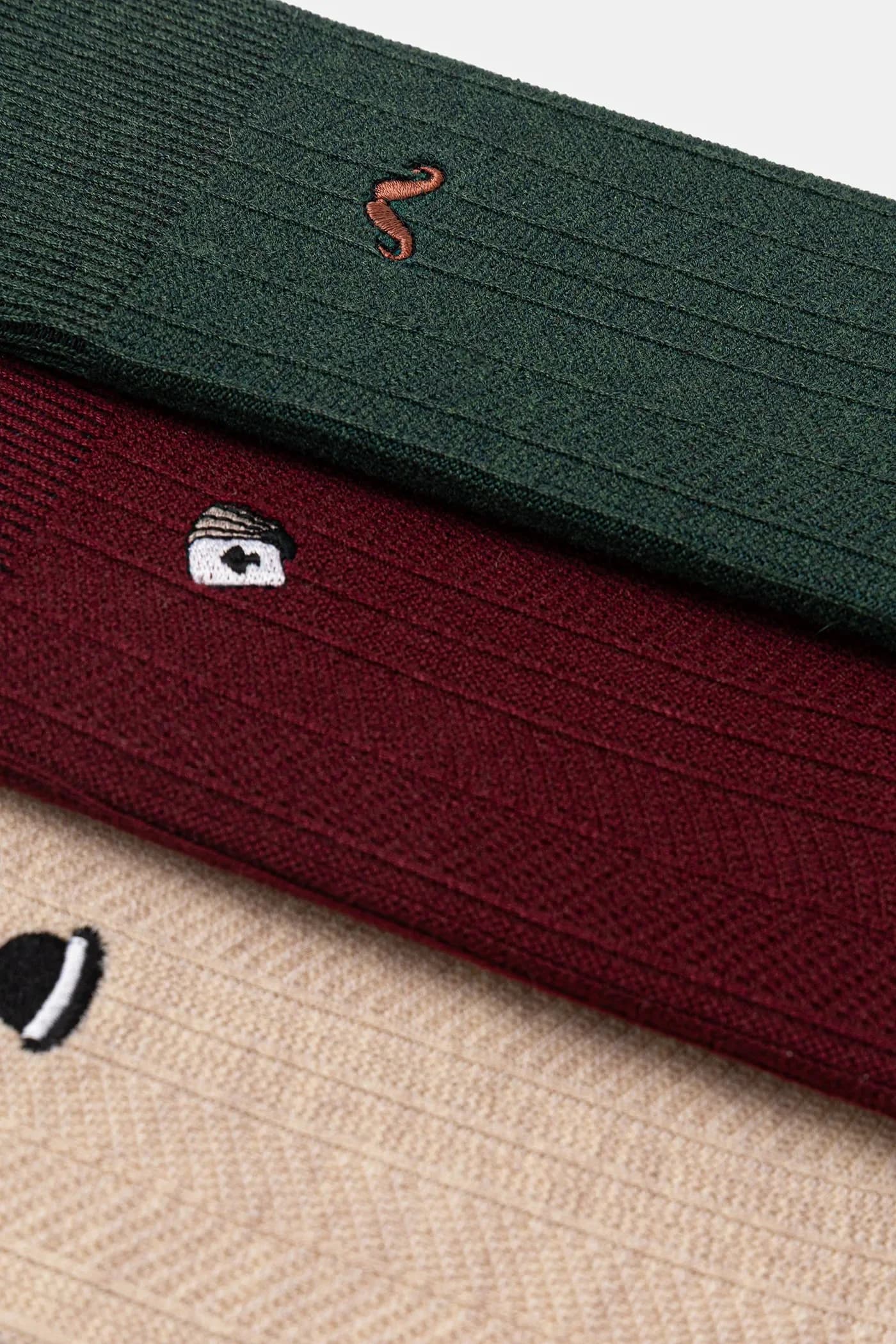 Носки из смесовой шерсти, 3 пары - фото 2