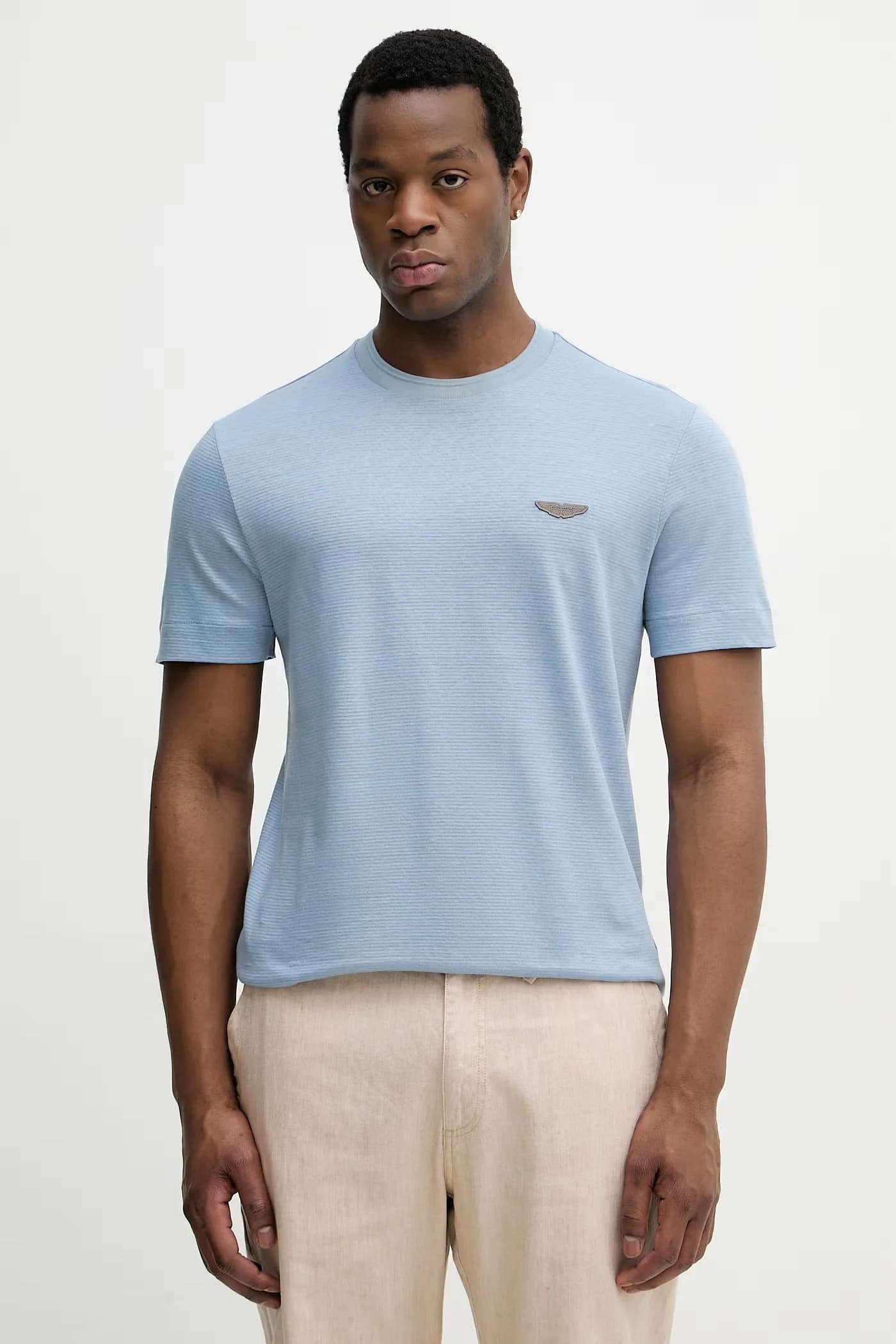 Футболка из льна BOSS X ASTON MARTIN