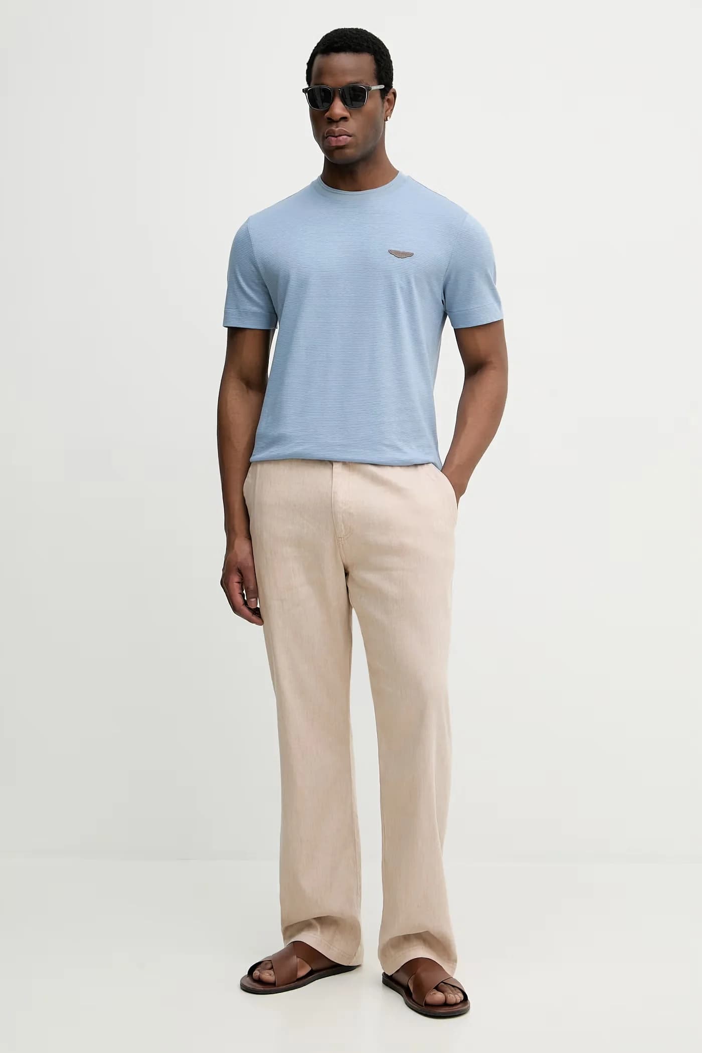 Футболка из льна BOSS X ASTON MARTIN - фото 2