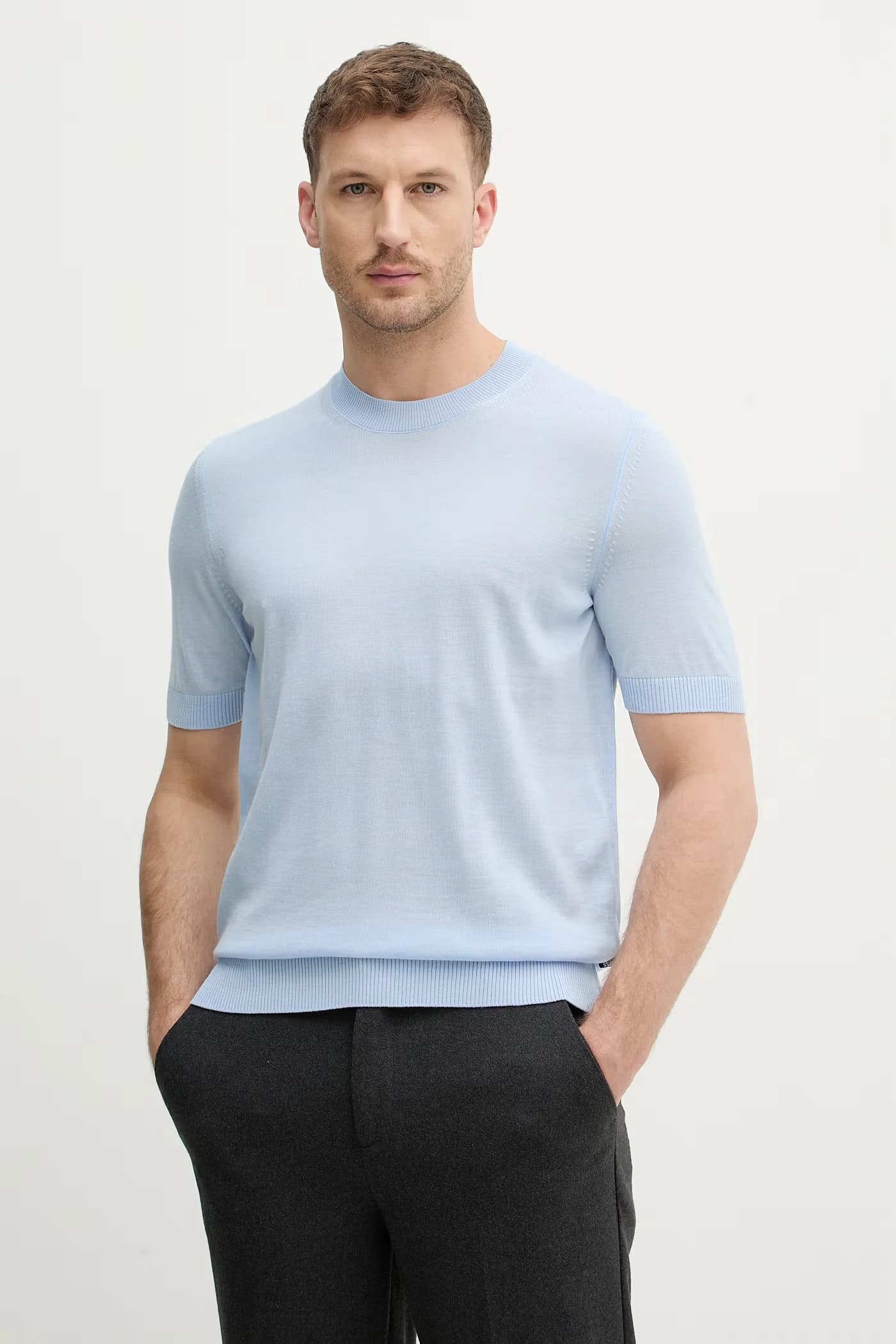 Шерстяная футболка H-Umauro