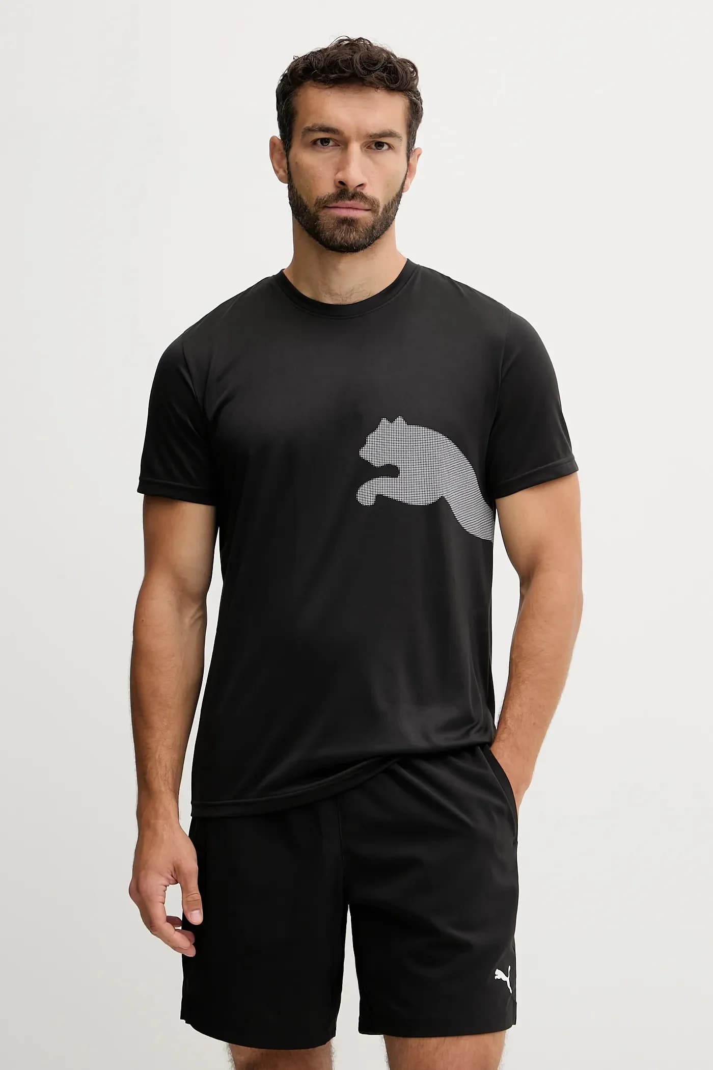 Тренировочная футболка с большим логотипом