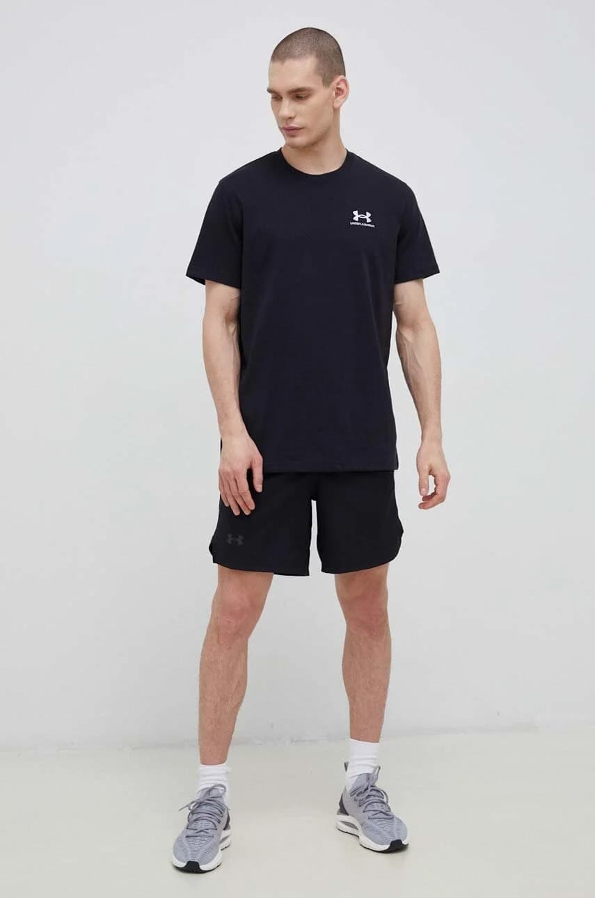 Тренировочная футболка с вышитым логотипом - фото 2