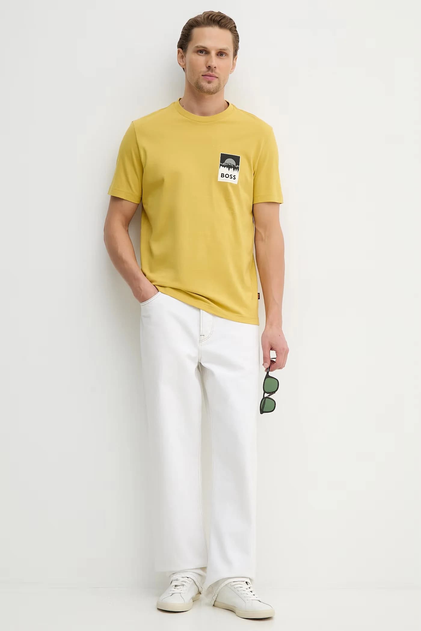 Te_Однотонная хлопковая футболка - фото 2