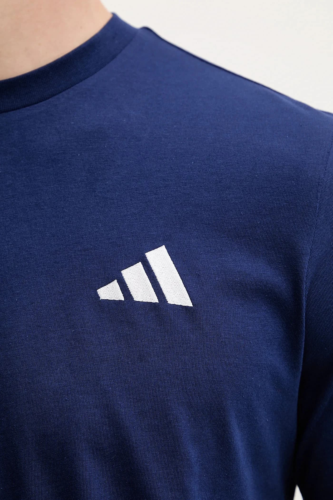 Хлопковая футболка с 3 полосками - фото 5