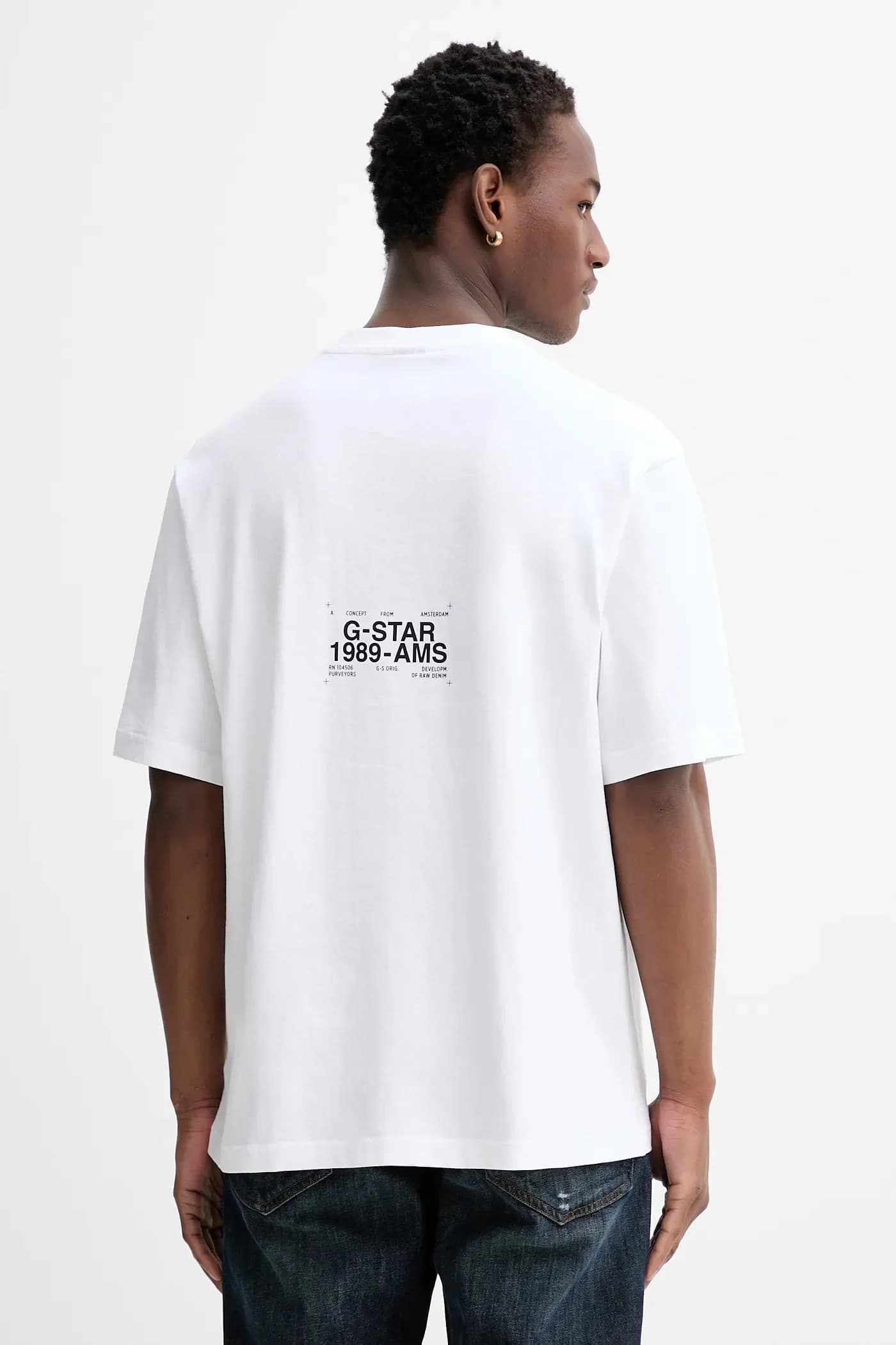 Хлопковая футболка свободного кроя с логотипом Badge - фото 3