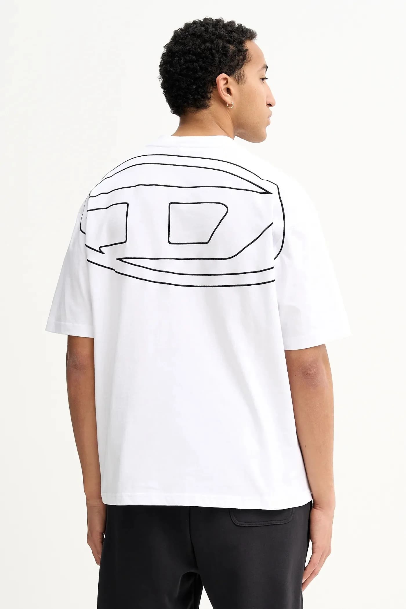 Хлопковая футболка T-BOGGY-MEGOVAL-D