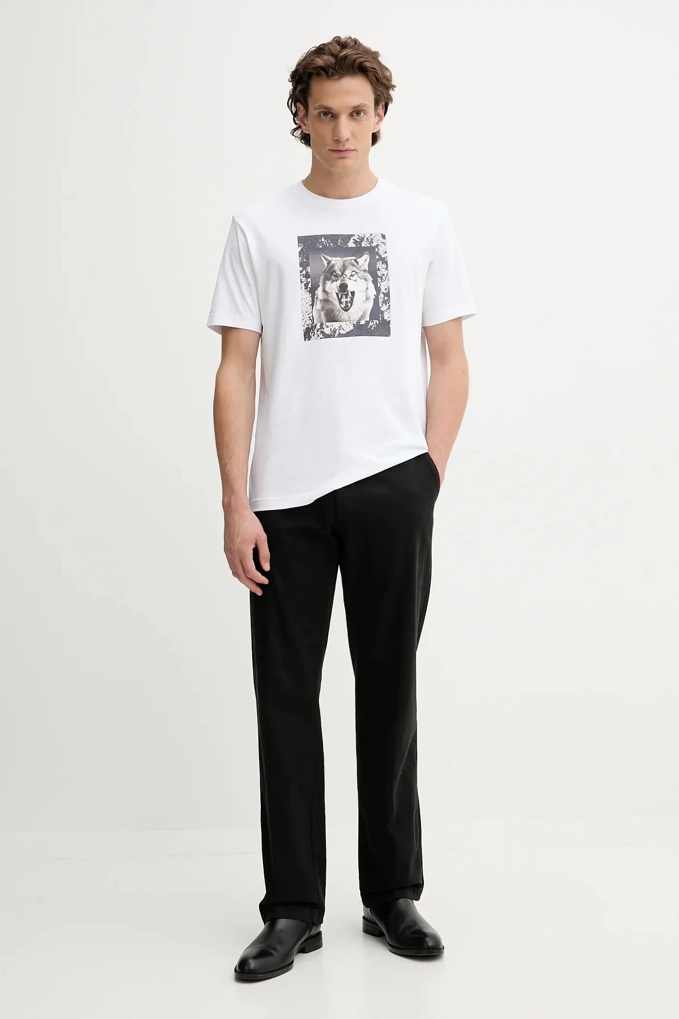 Хлопковая футболка Te_lupo - фото 2