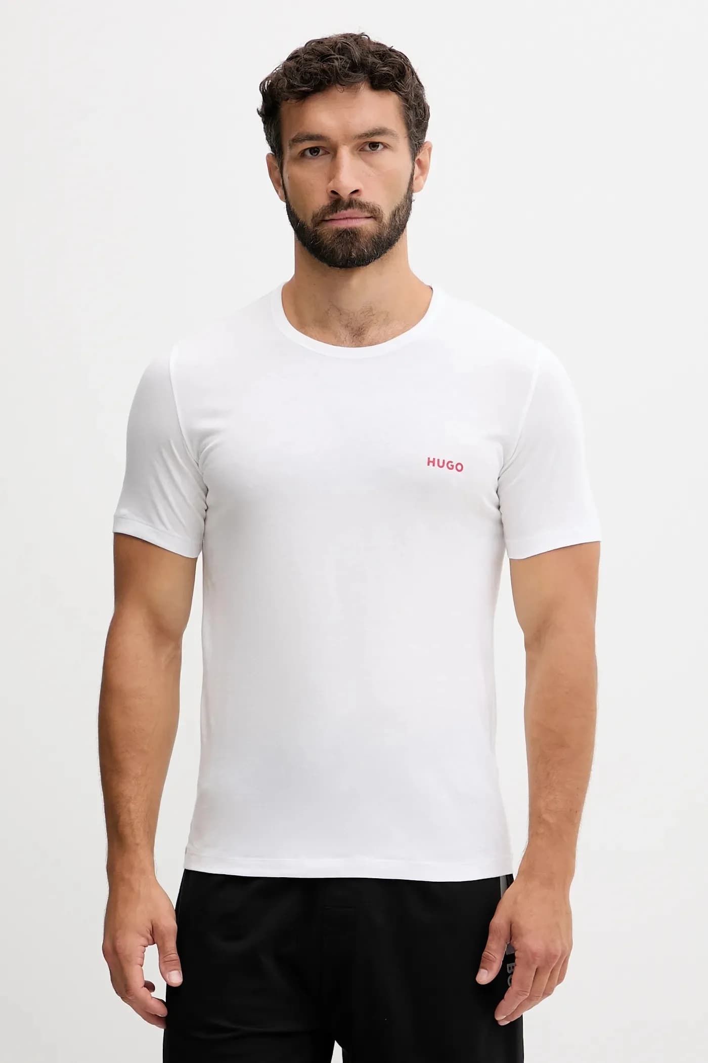 Комплект из 3 хлопковых футболок T-SHIRT RN TRIPLET P белый для мужчин - фото 3