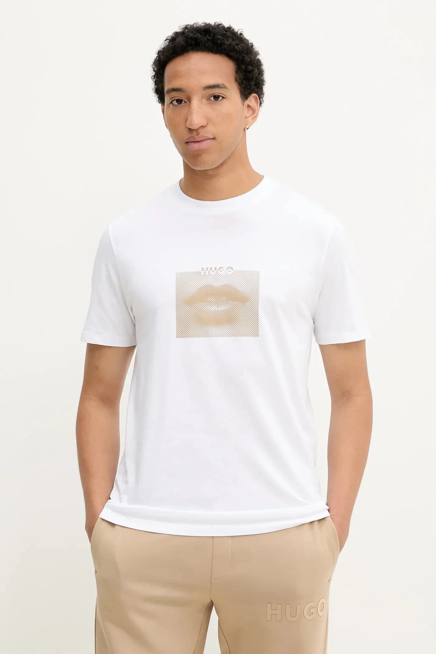 Хлопковая футболка Deterni