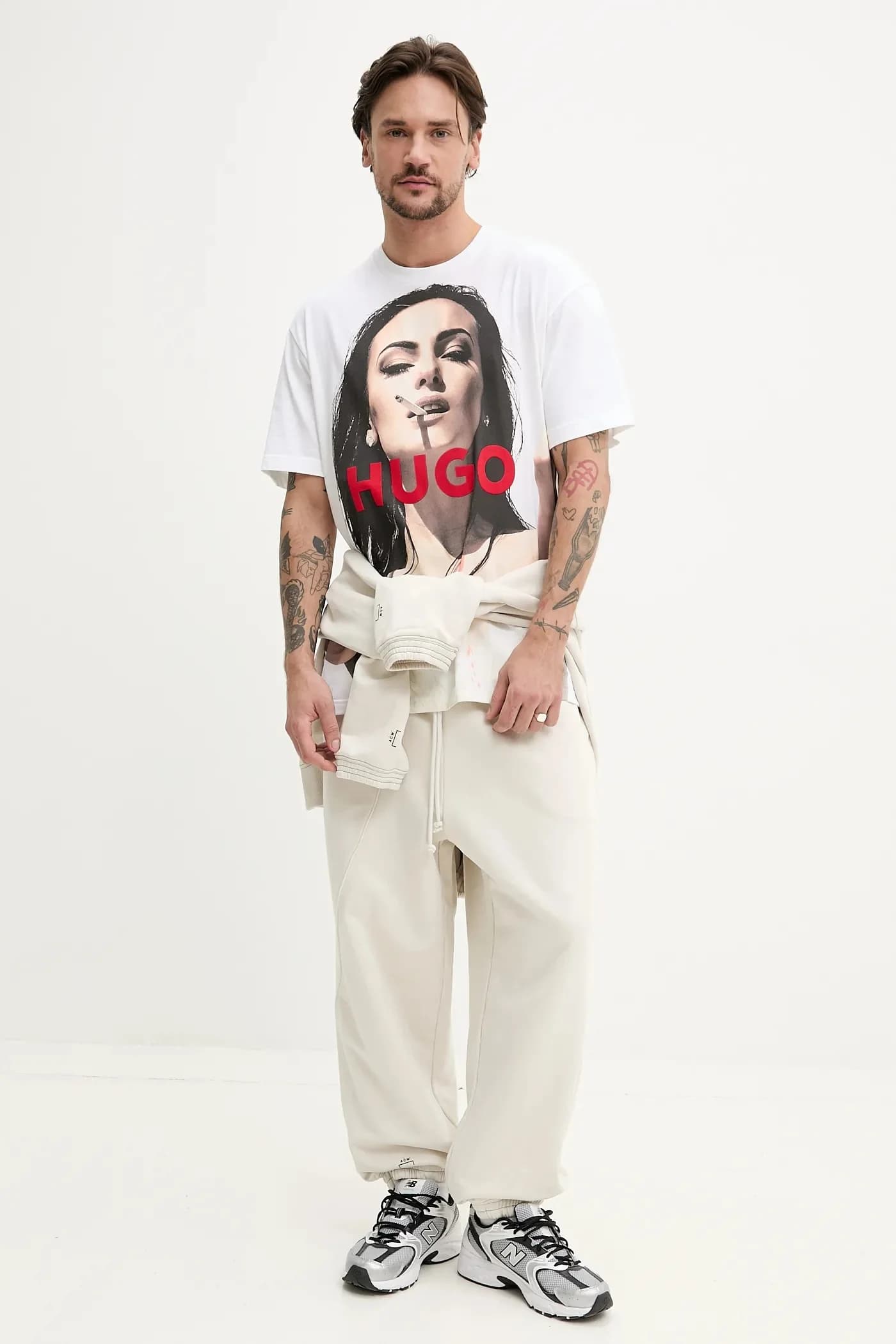 Хлопковая футболка Duwedie - фото 2