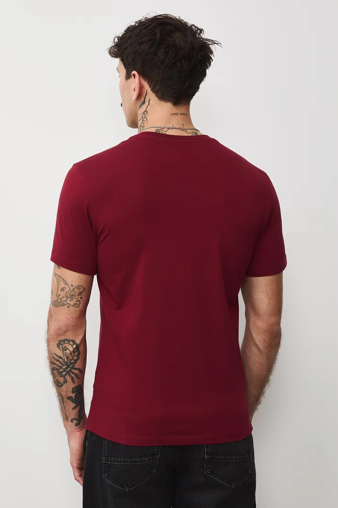 Мужская футболка из хлопка с эластаном - фото 3