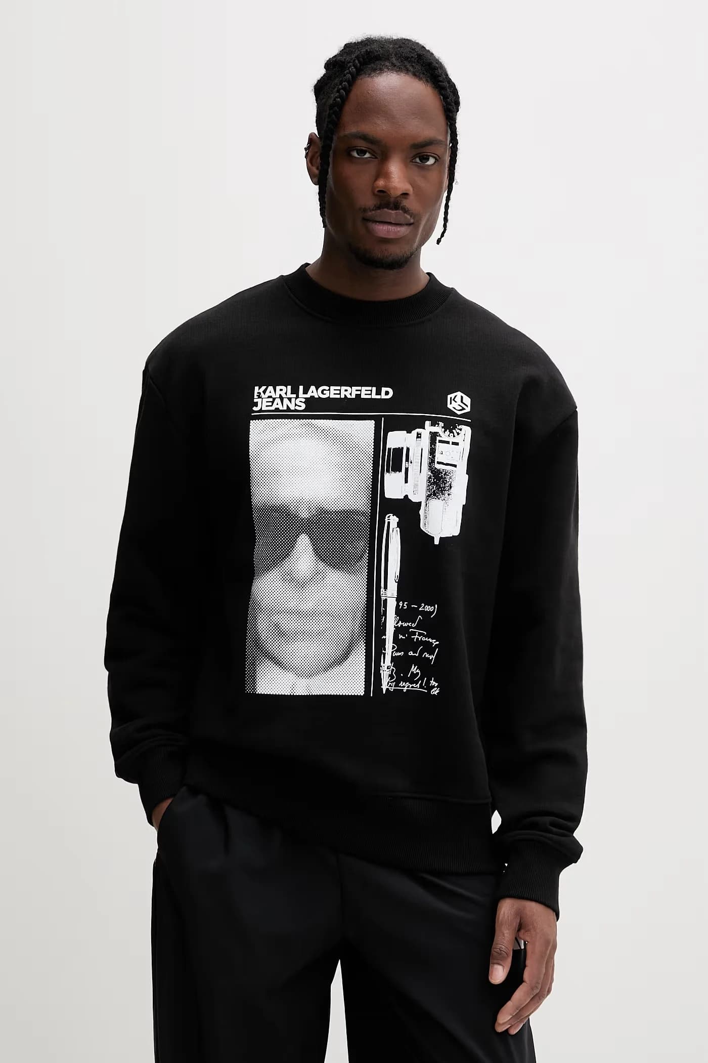 Мужская хлопковая толстовка оверсайз