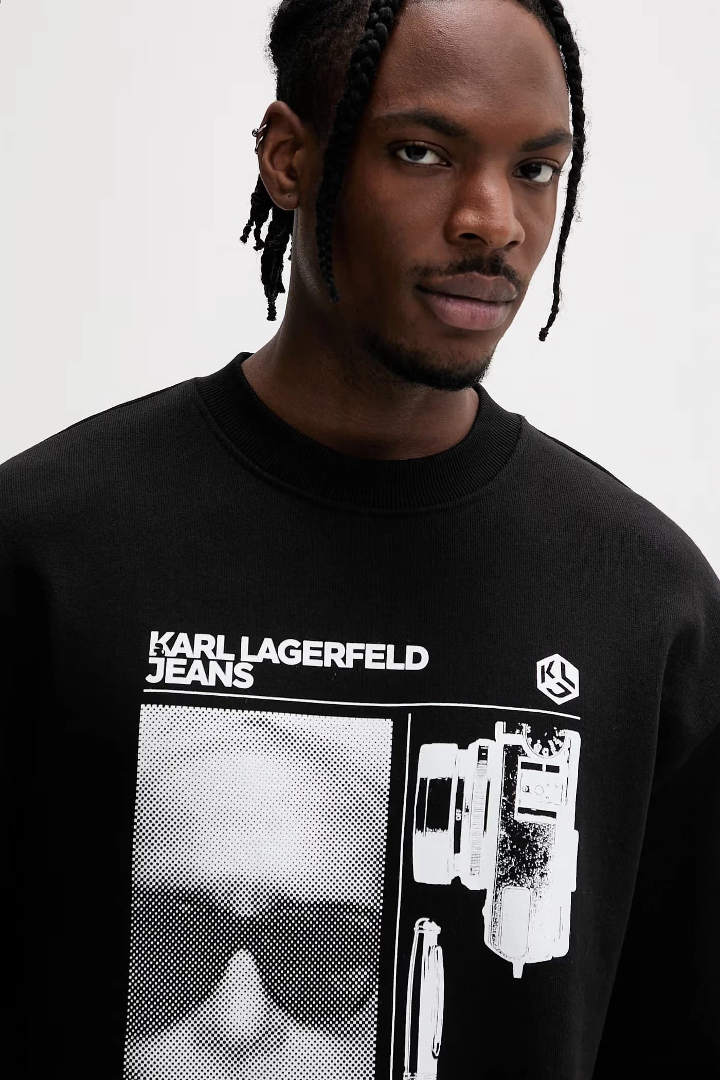 Мужская хлопковая толстовка оверсайз - фото 4