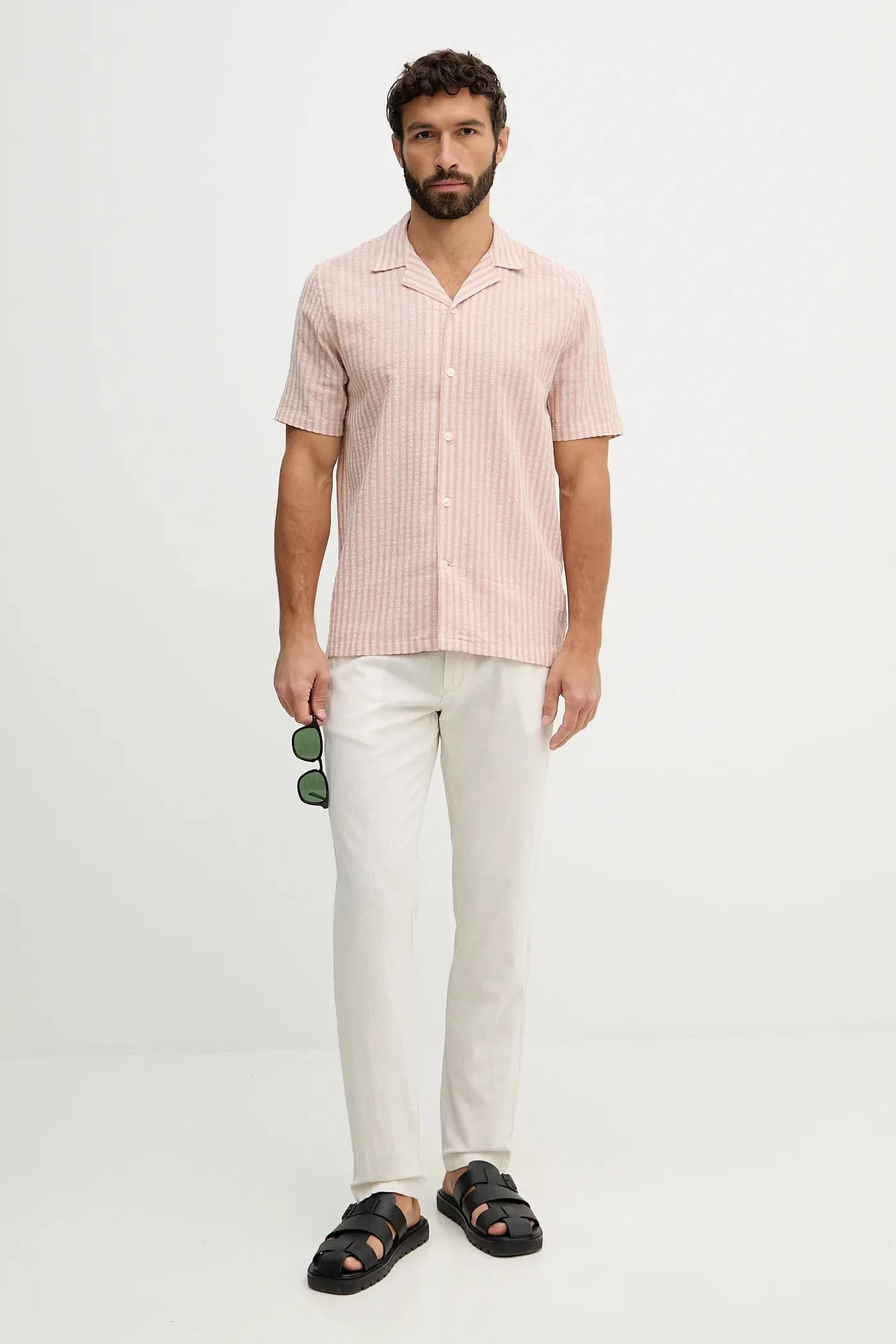 Брюки с льном - фото 2