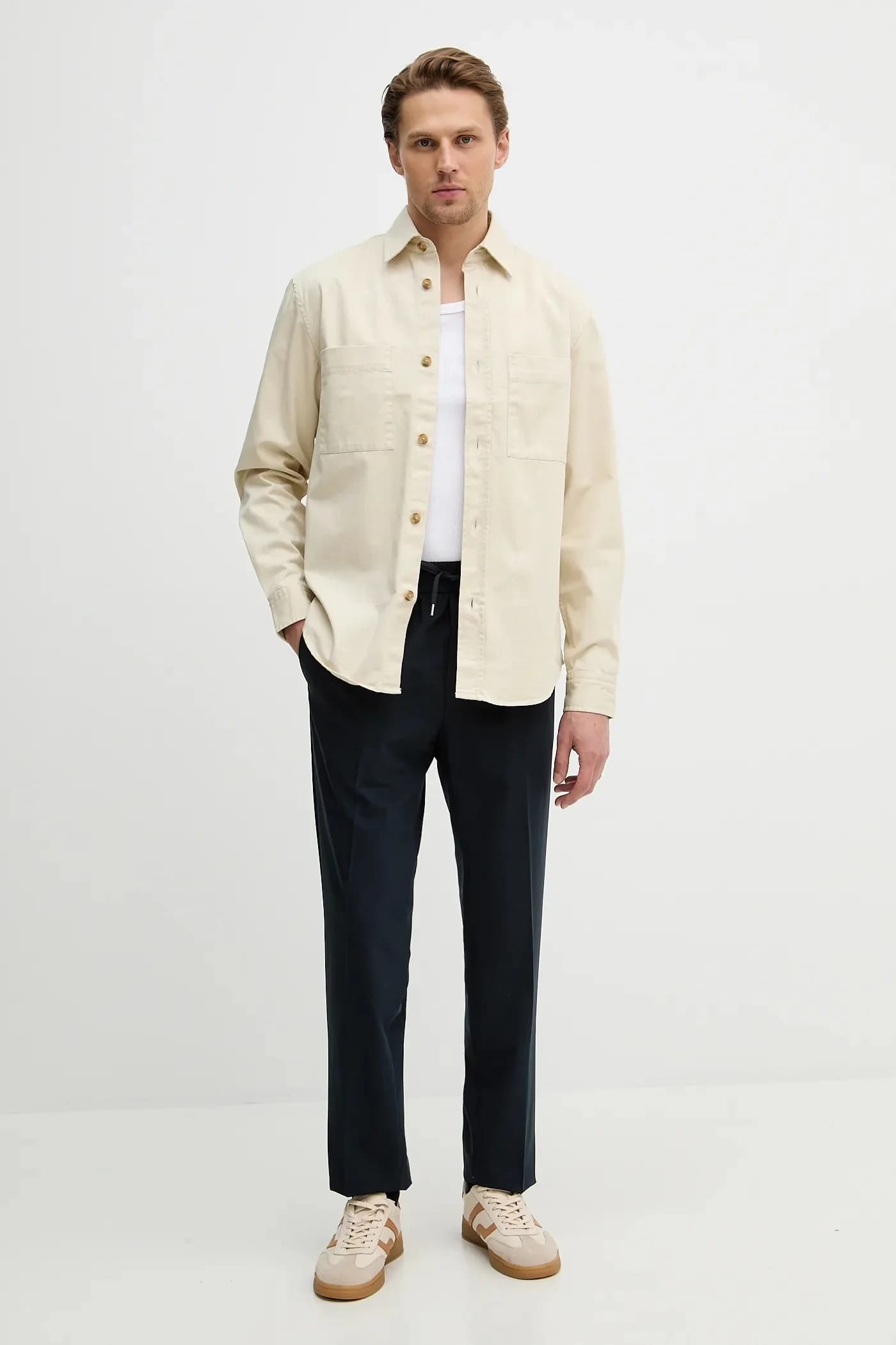 Брюки из смесовой шерсти - фото 2