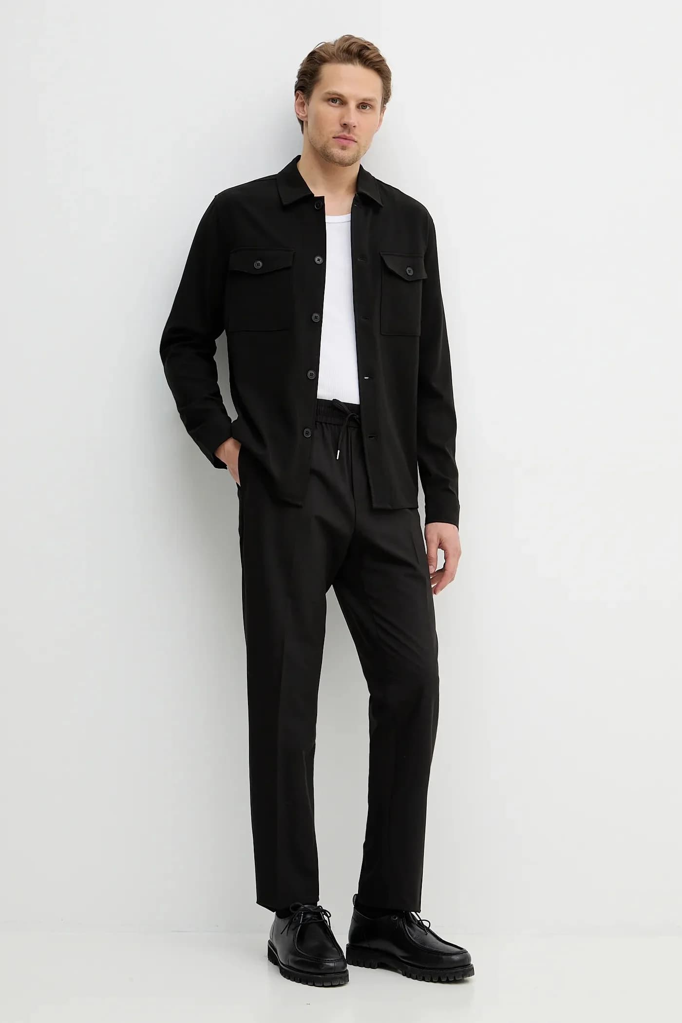 Брюки из смесовой шерсти - фото 2