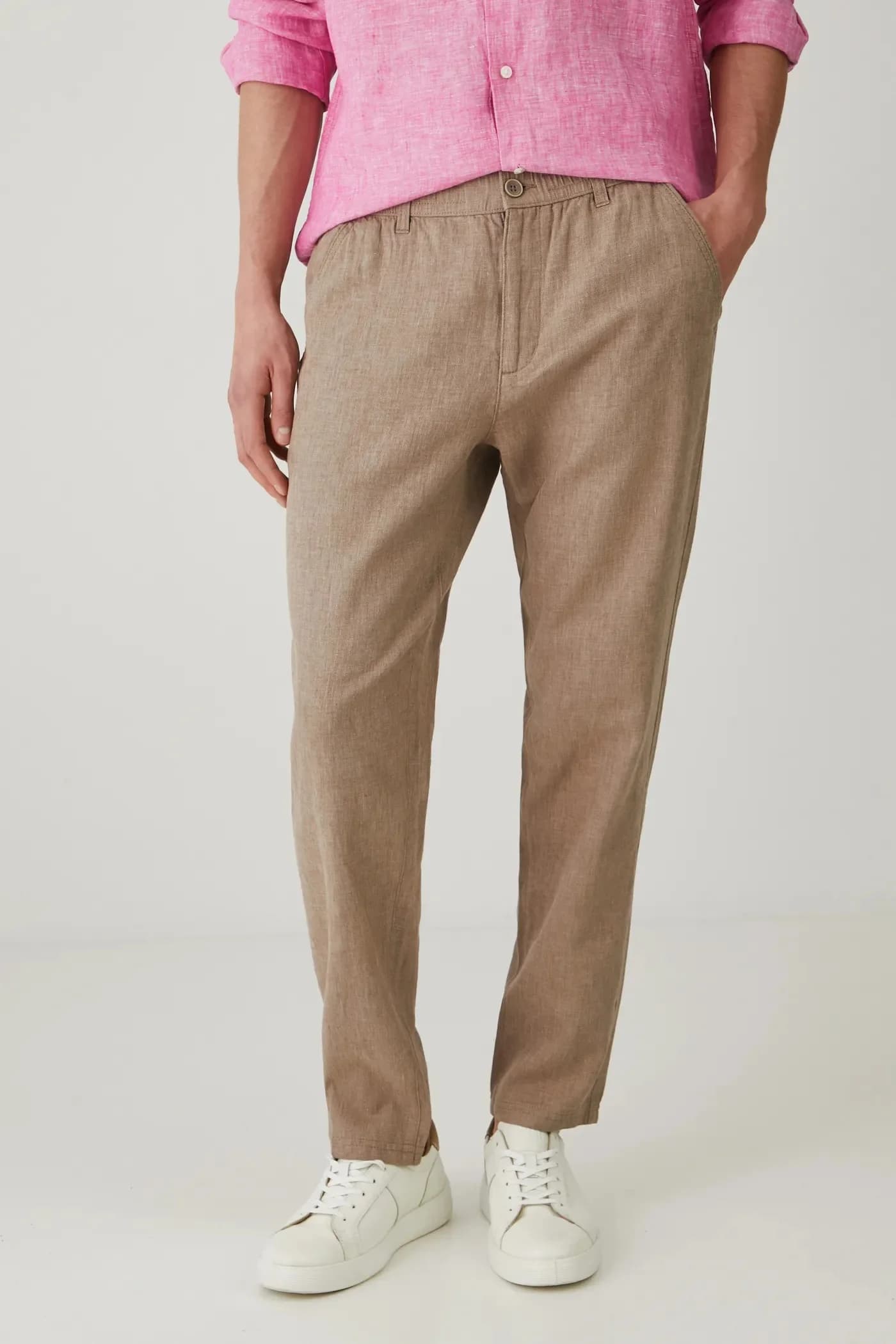 Льняные брюки