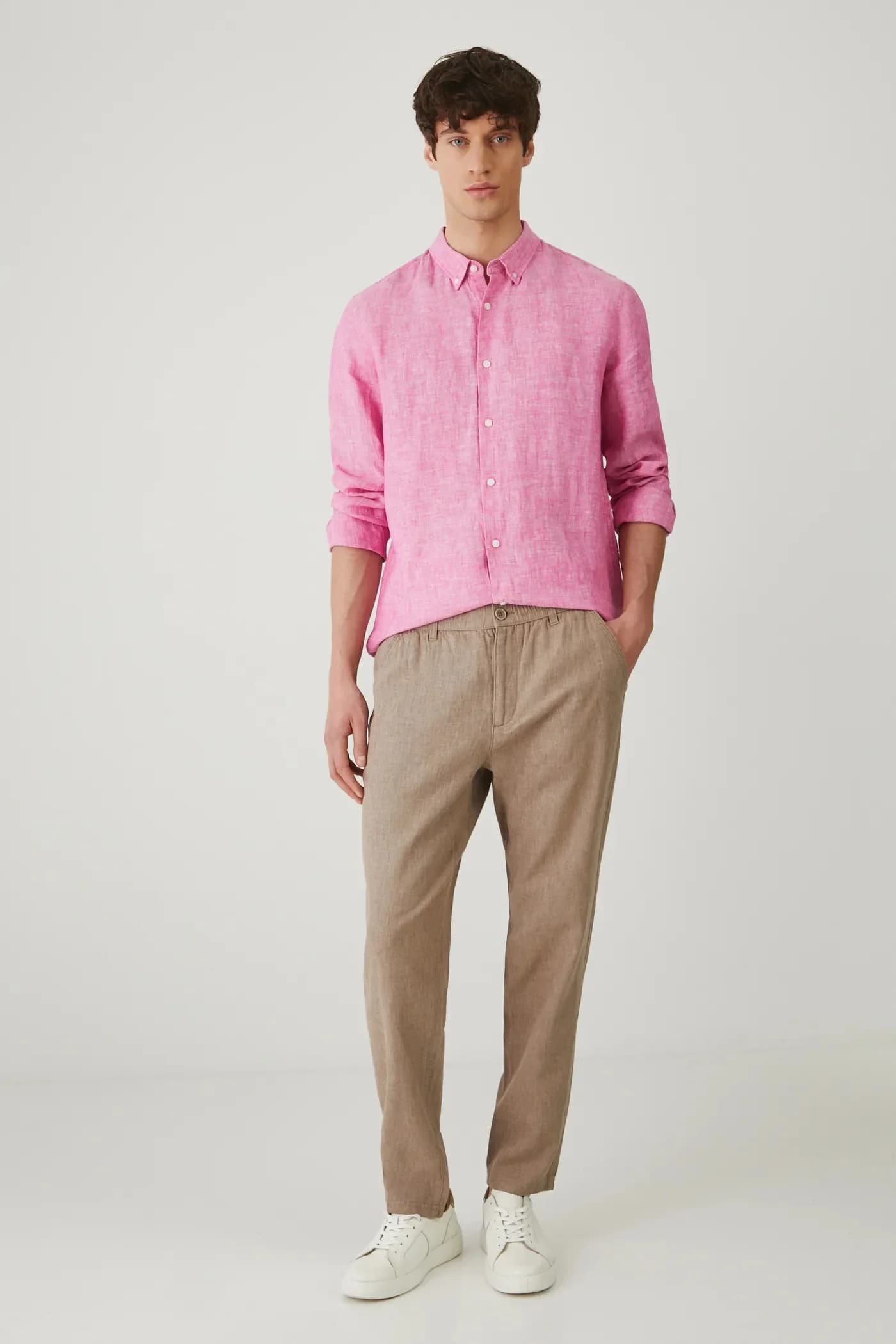 Льняные брюки - фото 2