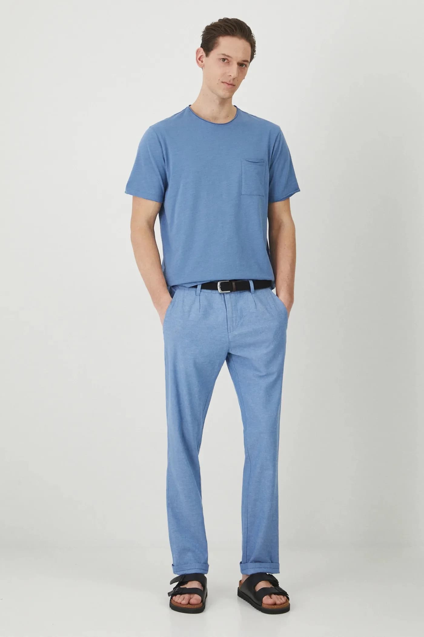 Льняные брюки - фото 2