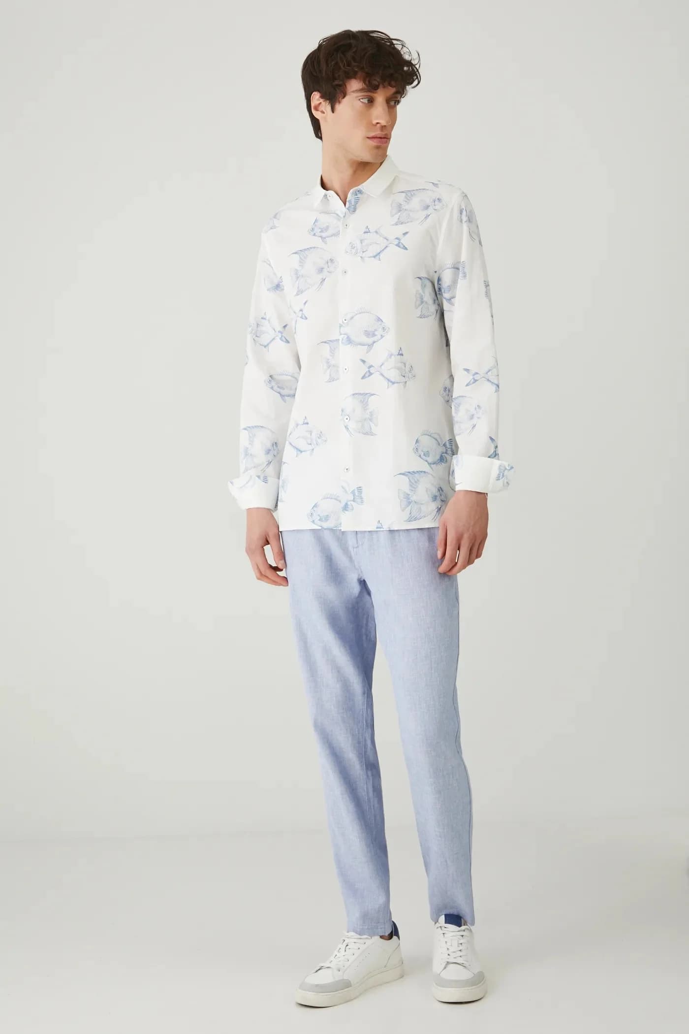 Льняные брюки - фото 2