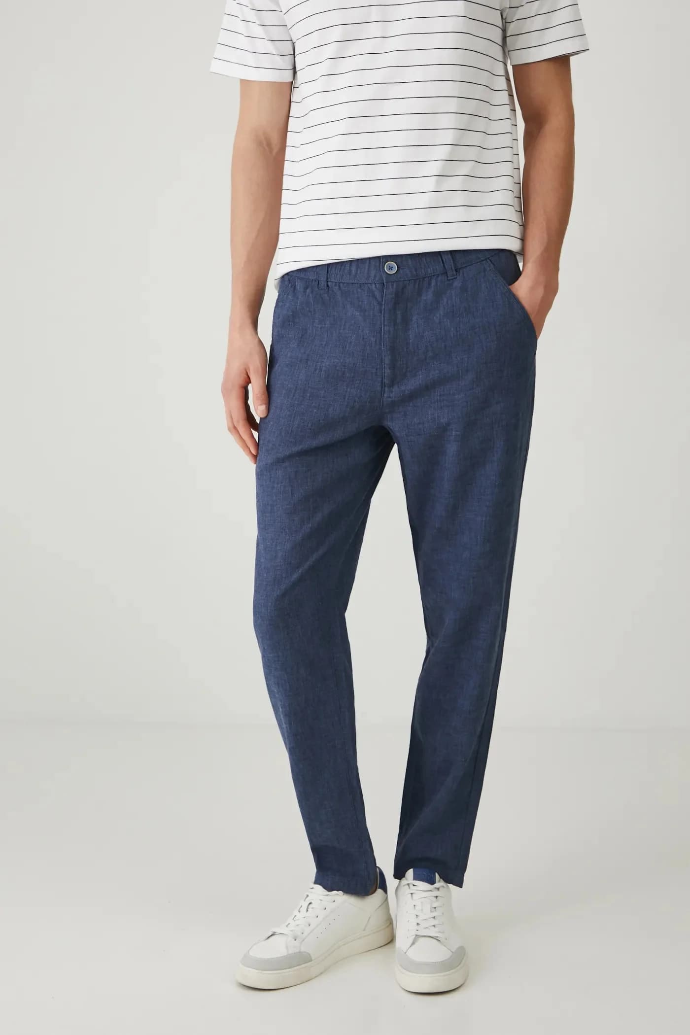 Льняные брюки