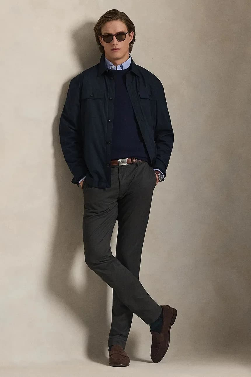Мужские хлопковые брюки приталенного кроя Slim Fit HDN Pant - фото 3