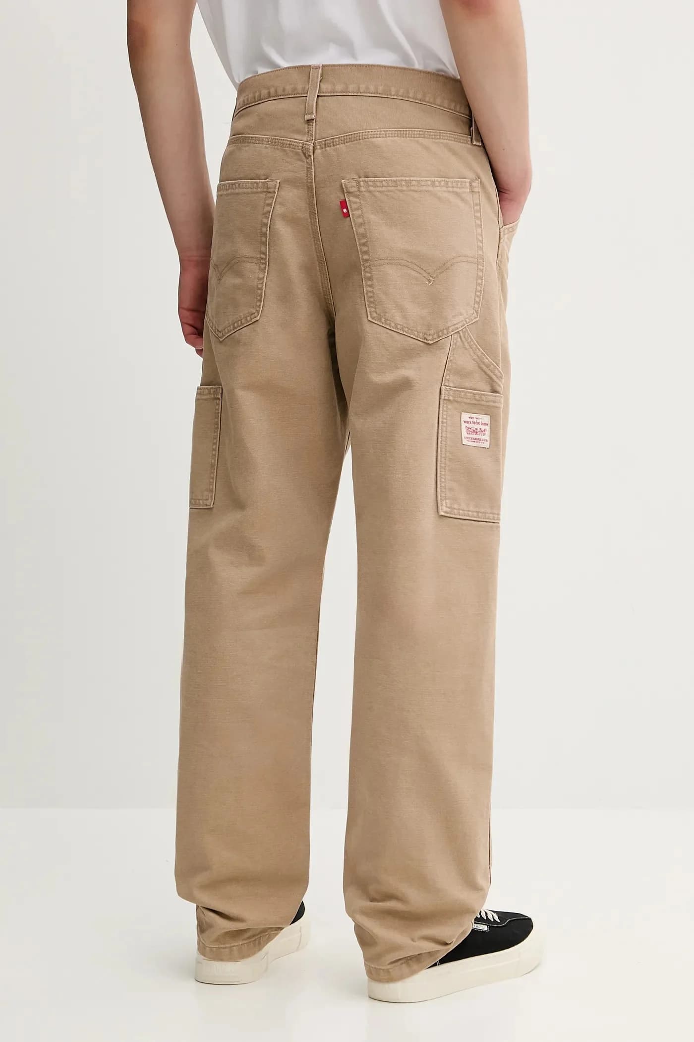 Брюки из хлопка 568 LOOSE STRT CARPENTER - фото 3