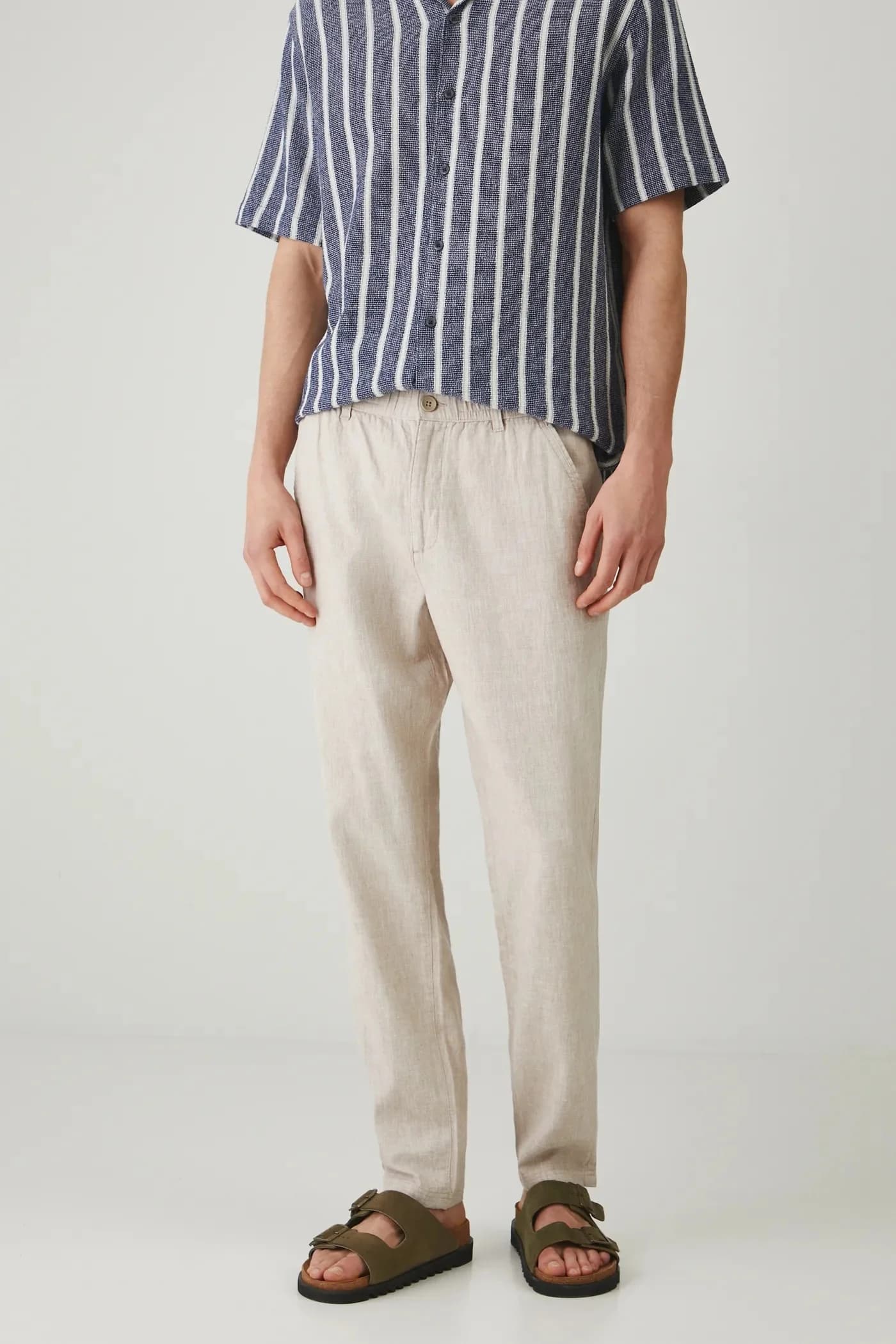 Льняные брюки