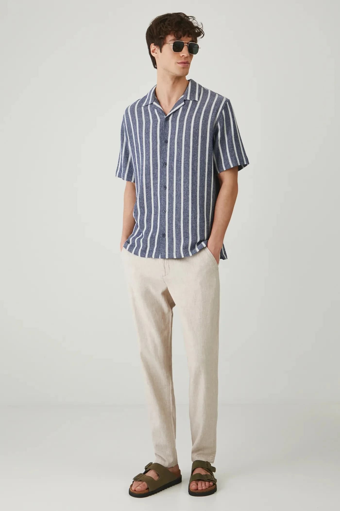 Льняные брюки - фото 2