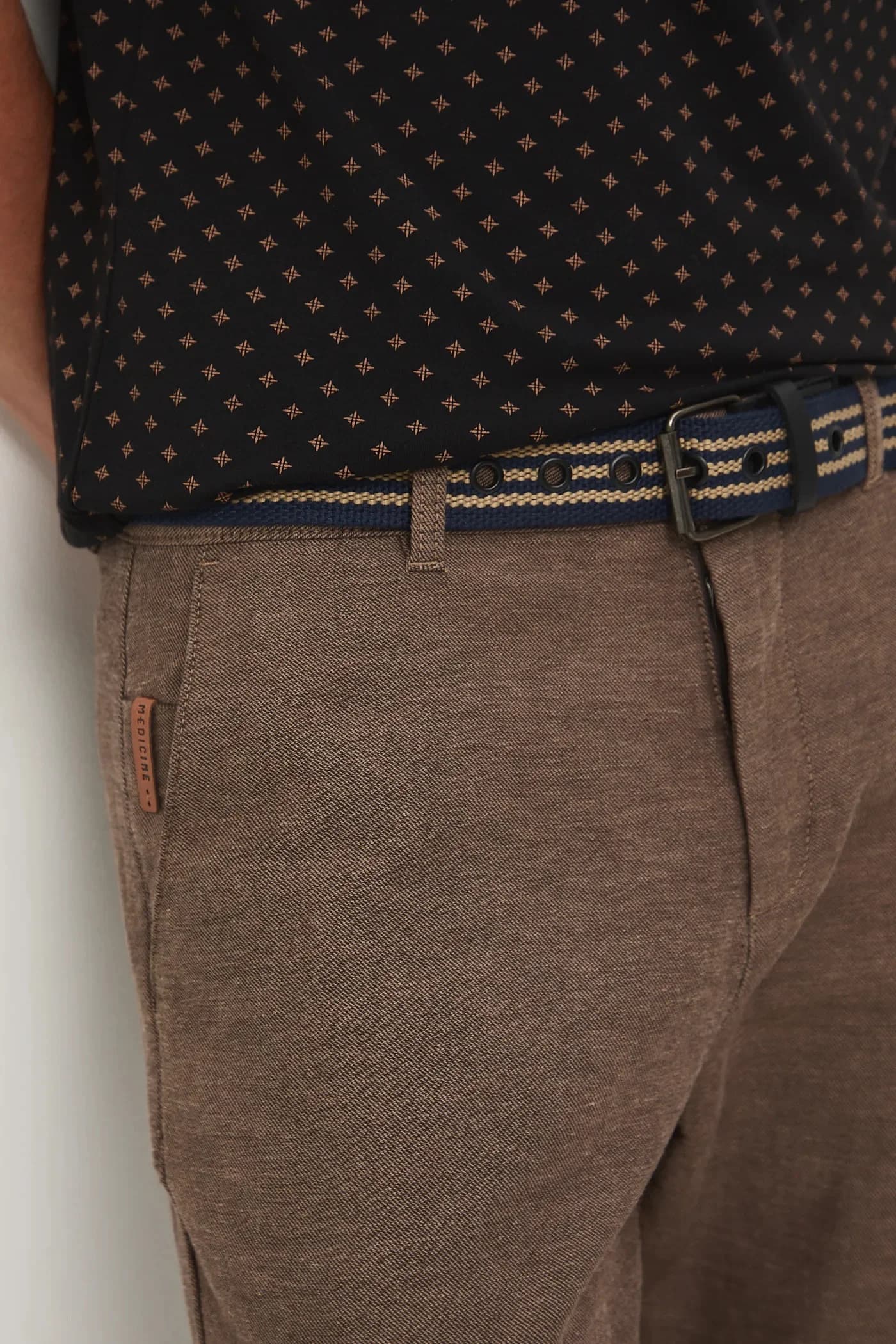 Брюки из смесового льна - фото 4